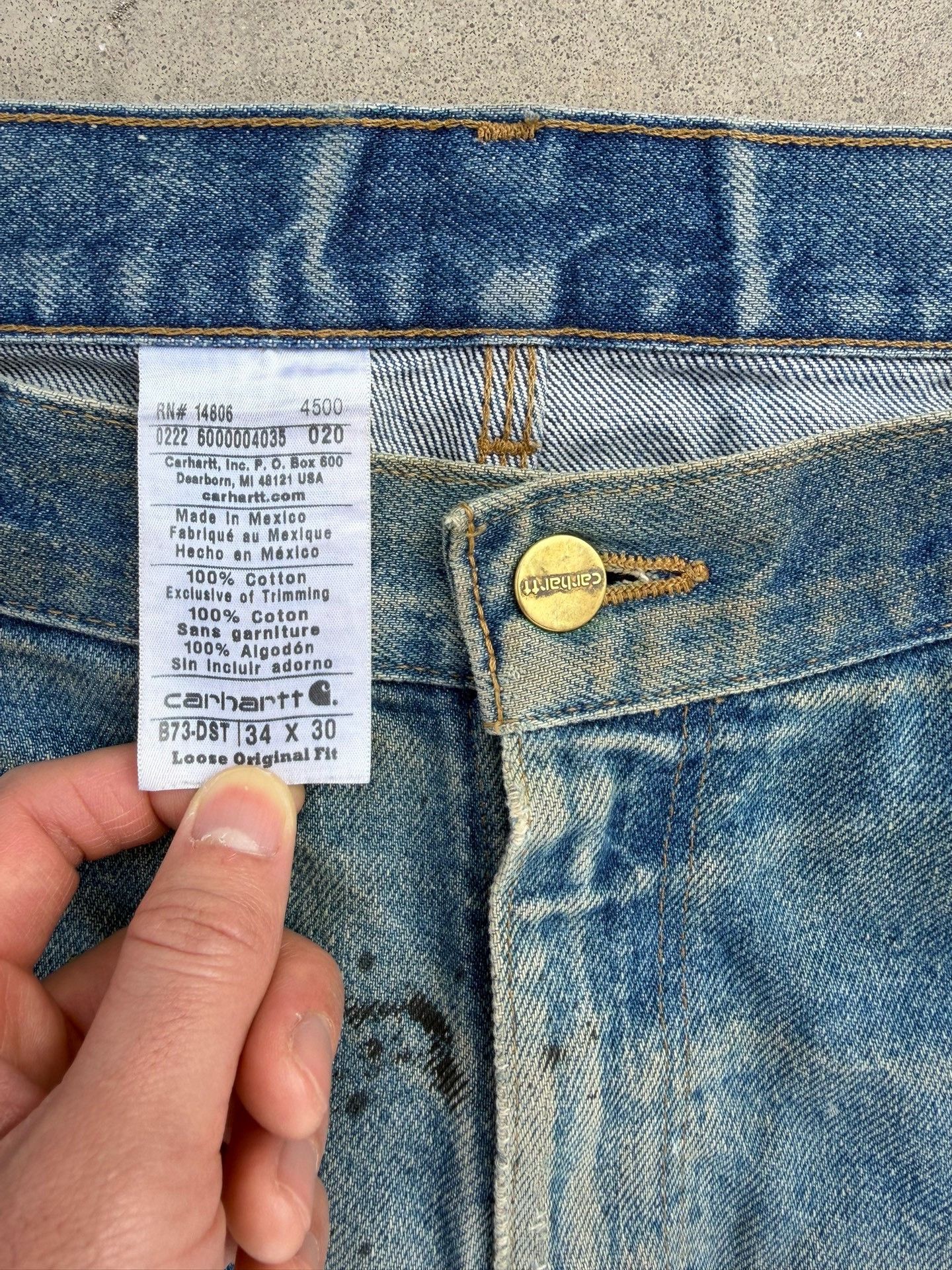 Vintage Vintage Carhartt B73 DST Work Pants Size US 30 / EU 46 - 9 Thumbnail