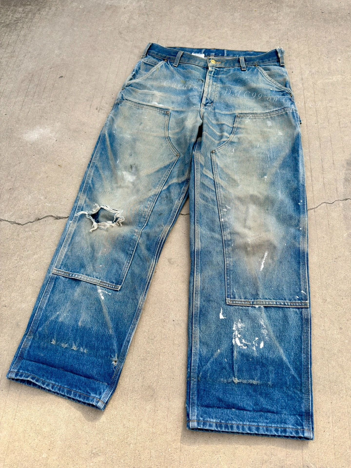 Vintage Vintage Carhartt B73 DST Work Pants Size US 30 / EU 46 - 3 Thumbnail