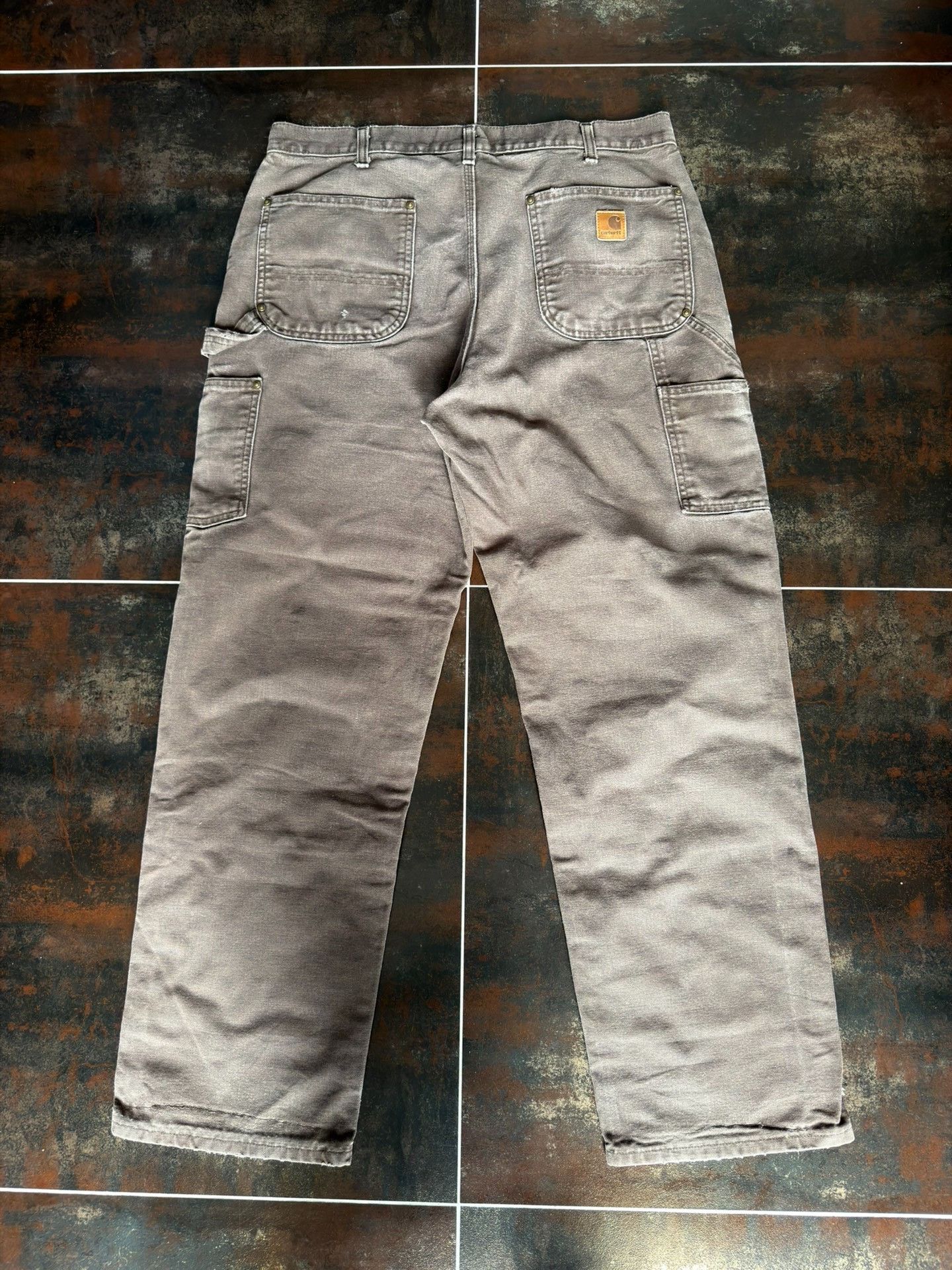 Vintage Vintage Carhartt B136 Brown Cargo Pants Size US 30 / EU 46 - 5 Thumbnail