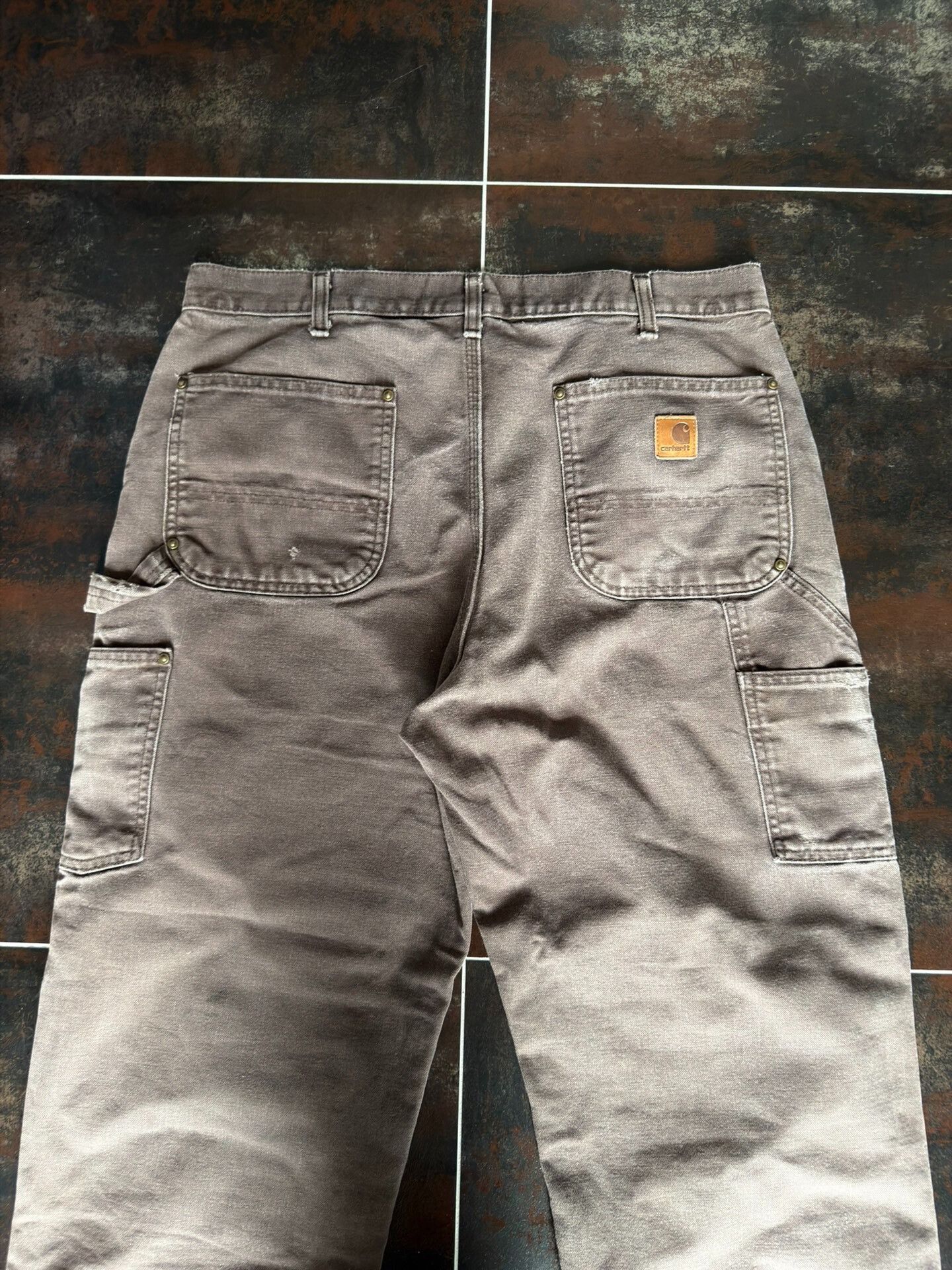 Vintage Vintage Carhartt B136 Brown Cargo Pants Size US 30 / EU 46 - 7 Thumbnail