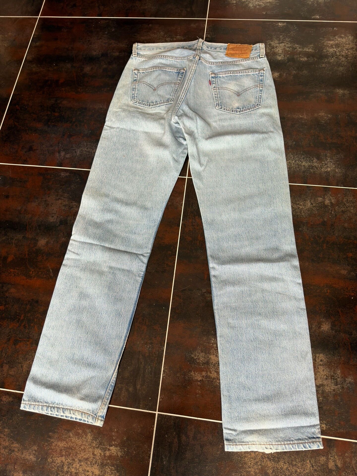 Vintage Vintage Levi's 501 Made USA Straight Jeans Size US 30 / EU 46 - 6 Thumbnail