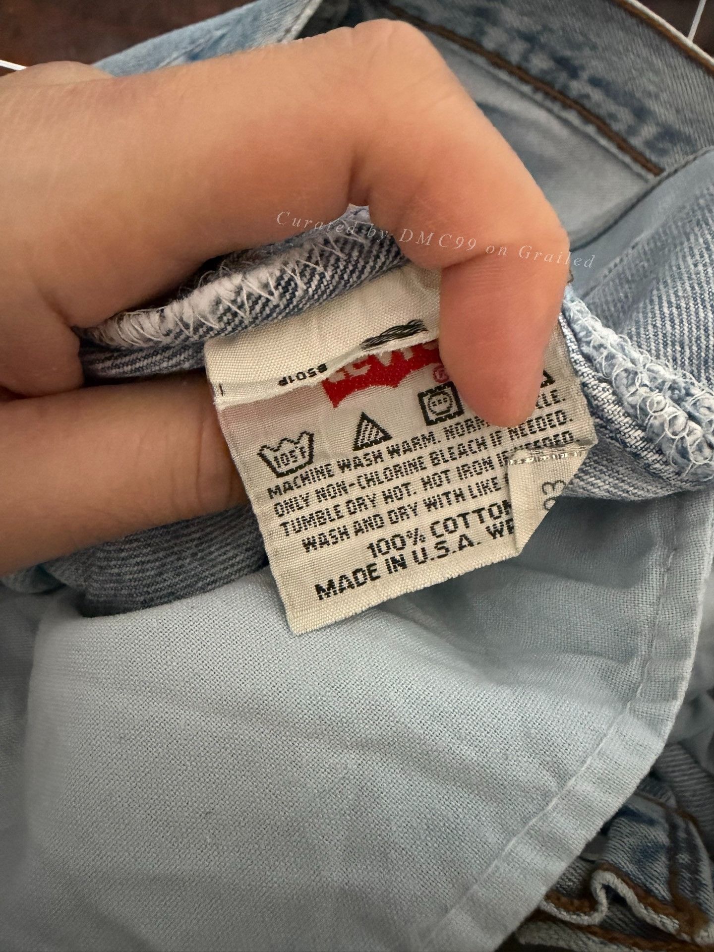 Vintage Vintage Levi's 501 Made USA Straight Jeans Size US 30 / EU 46 - 8 Thumbnail