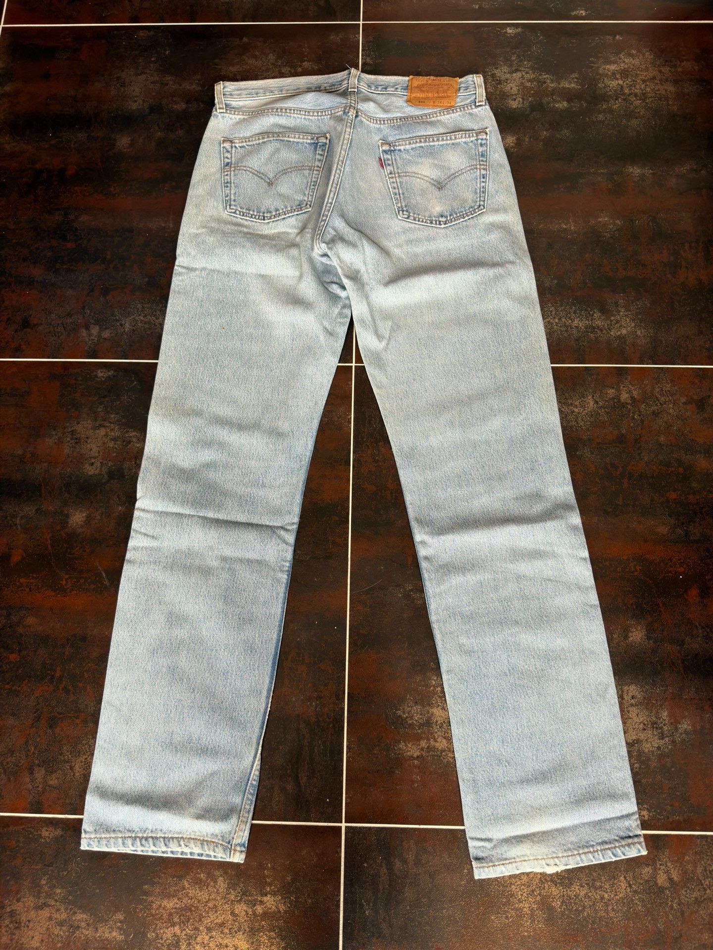Vintage Vintage Levi's 501 Made USA Straight Jeans Size US 30 / EU 46 - 5 Thumbnail