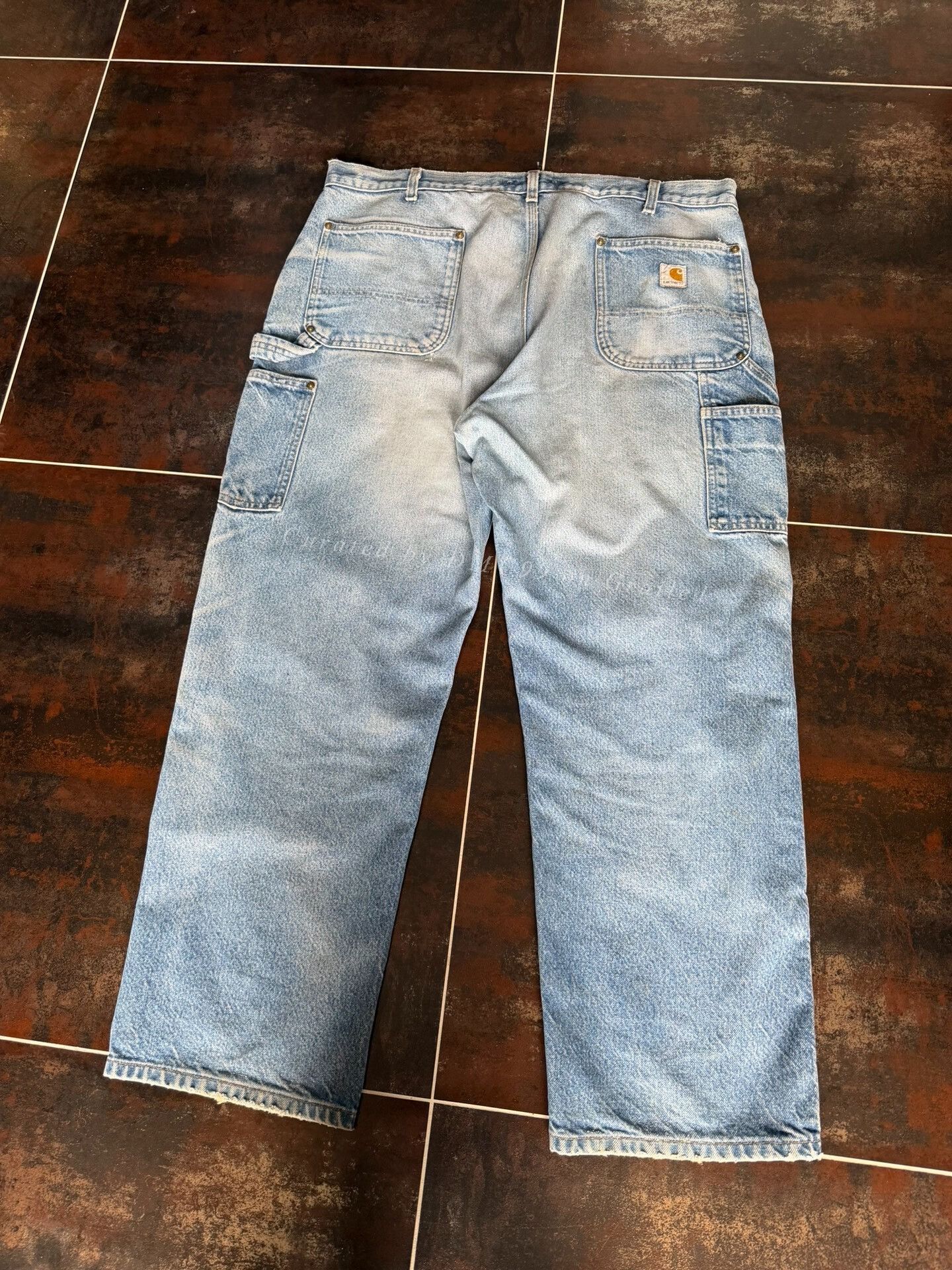 Vintage Vintage Carhartt B07 Denim Work Pants Size US 30 / EU 46 - 5 Thumbnail