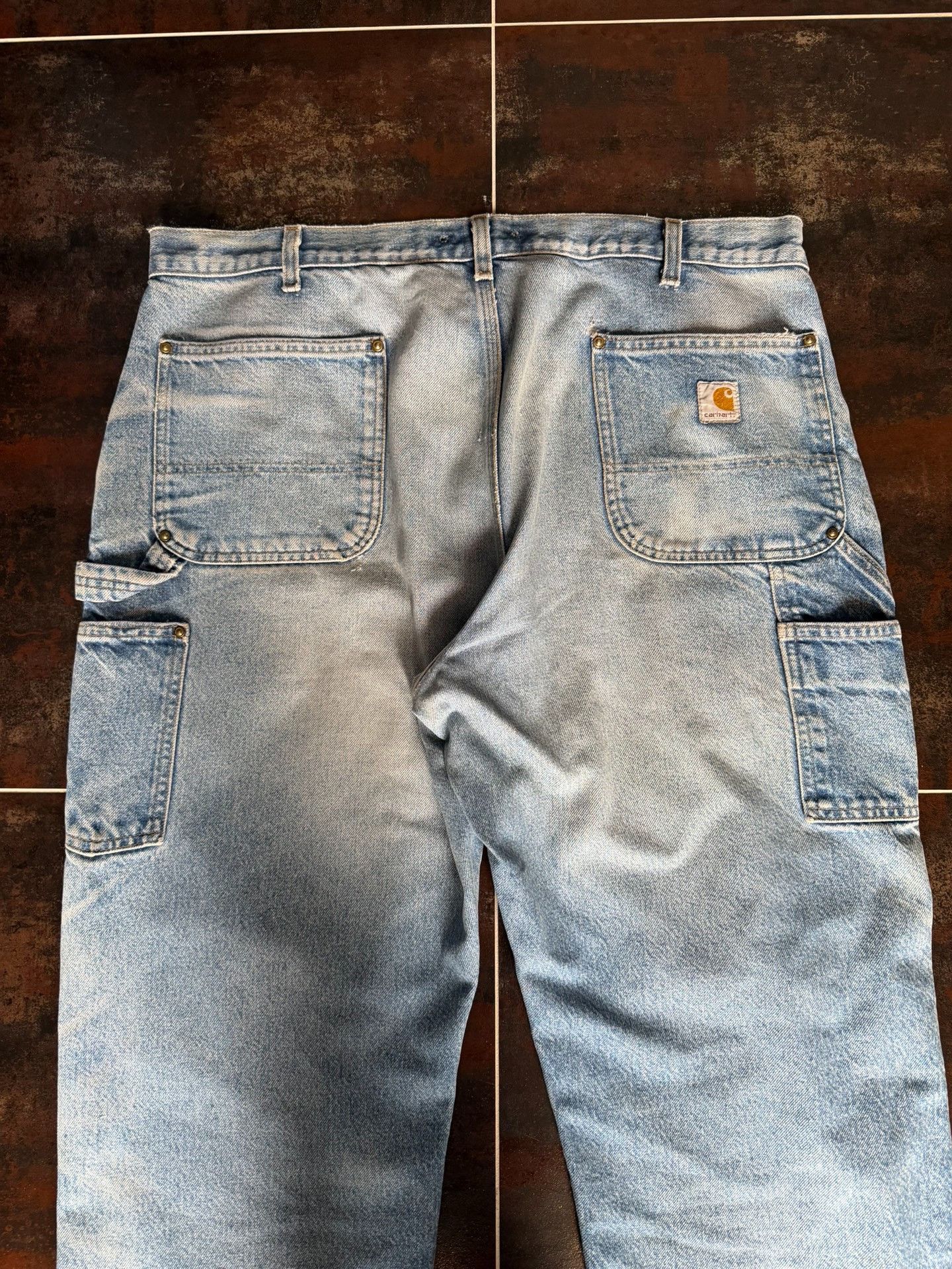 Vintage Vintage Carhartt B07 Denim Work Pants Size US 30 / EU 46 - 6 Thumbnail
