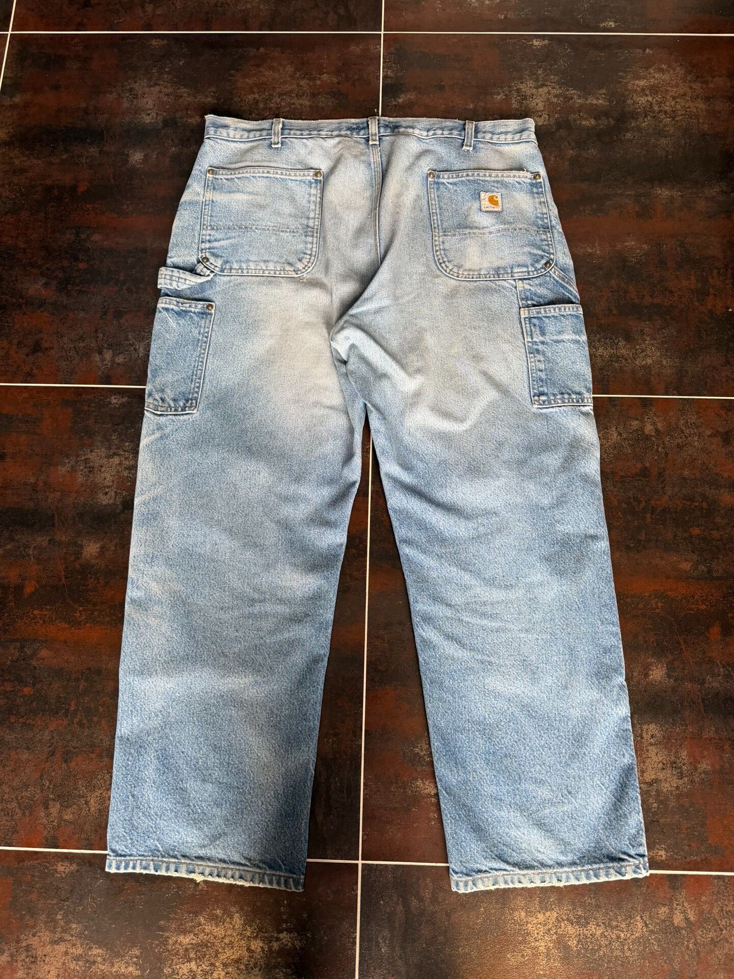 Vintage Vintage Carhartt B07 Denim Work Pants Size US 30 / EU 46 - 4 Thumbnail