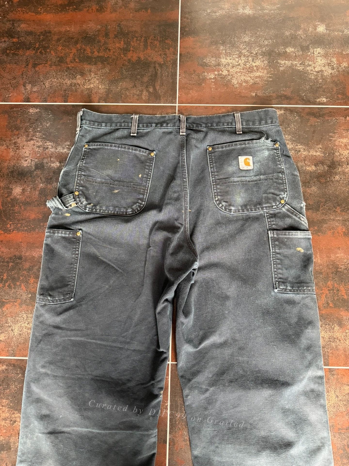 Vintage Vintage Carhartt B01 Black Cargo Pants Size US 30 / EU 46 - 6 Thumbnail