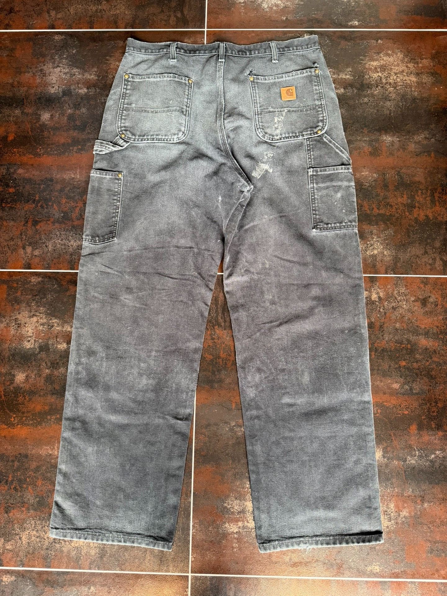 Vintage Vintage Carhartt B136 Black Cargo Pants Size US 30 / EU 46 - 4 Thumbnail