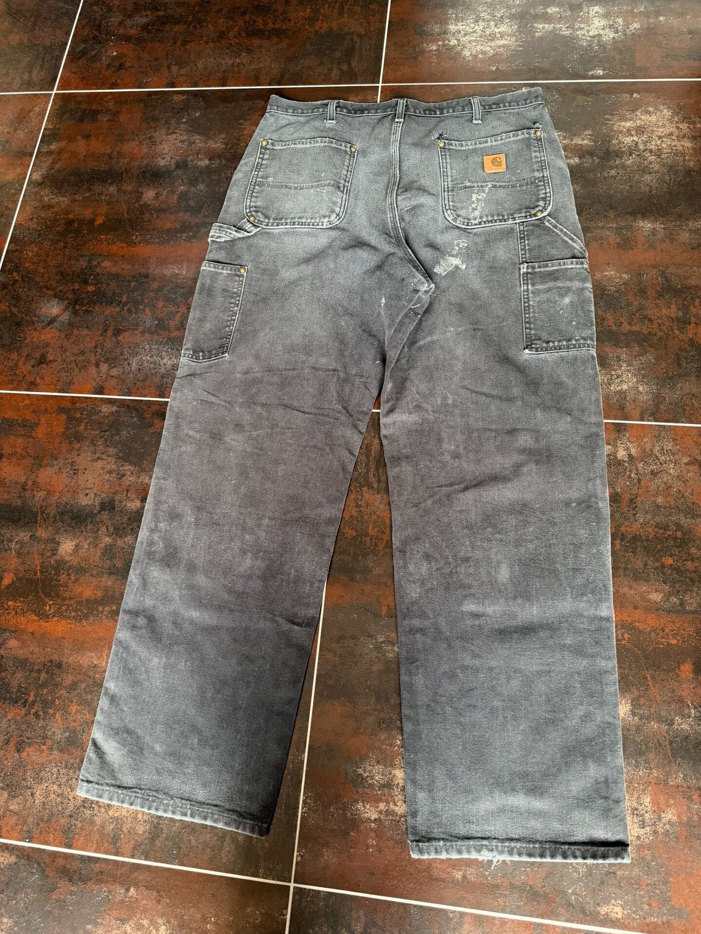 Vintage Vintage Carhartt B136 Black Cargo Pants Size US 30 / EU 46 - 5 Thumbnail