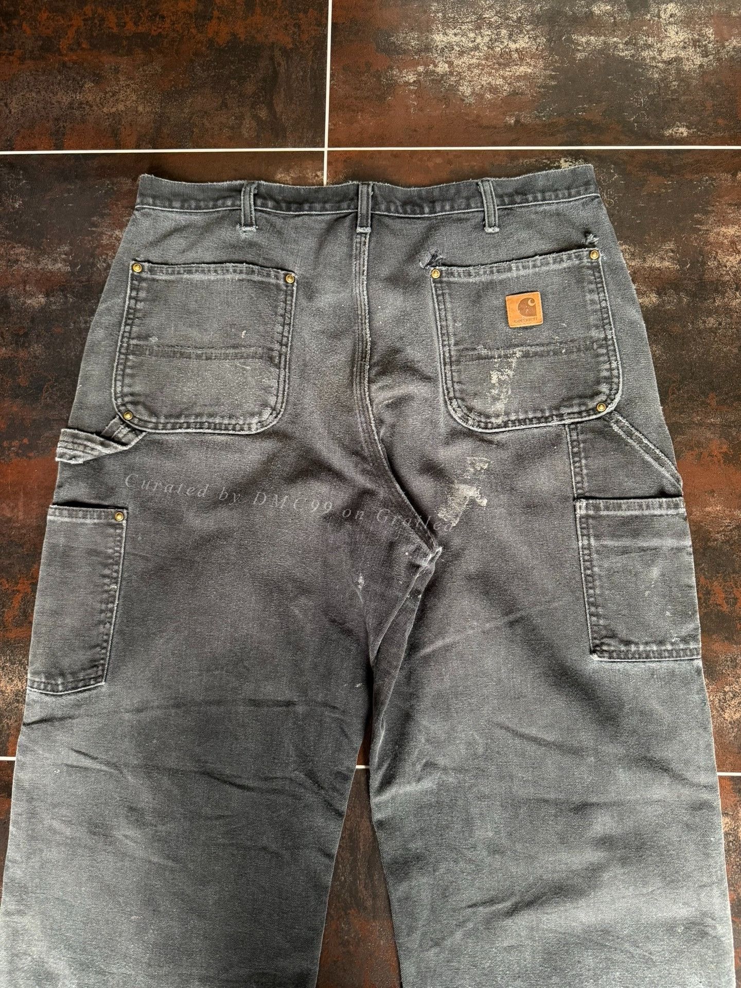 Vintage Vintage Carhartt B136 Black Cargo Pants Size US 30 / EU 46 - 6 Thumbnail
