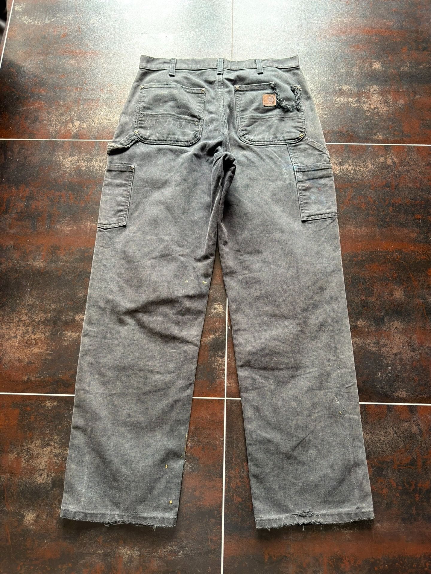 Vintage Vintage Carhartt B136 Black Cargo Pants Size US 30 / EU 46 - 4 Thumbnail
