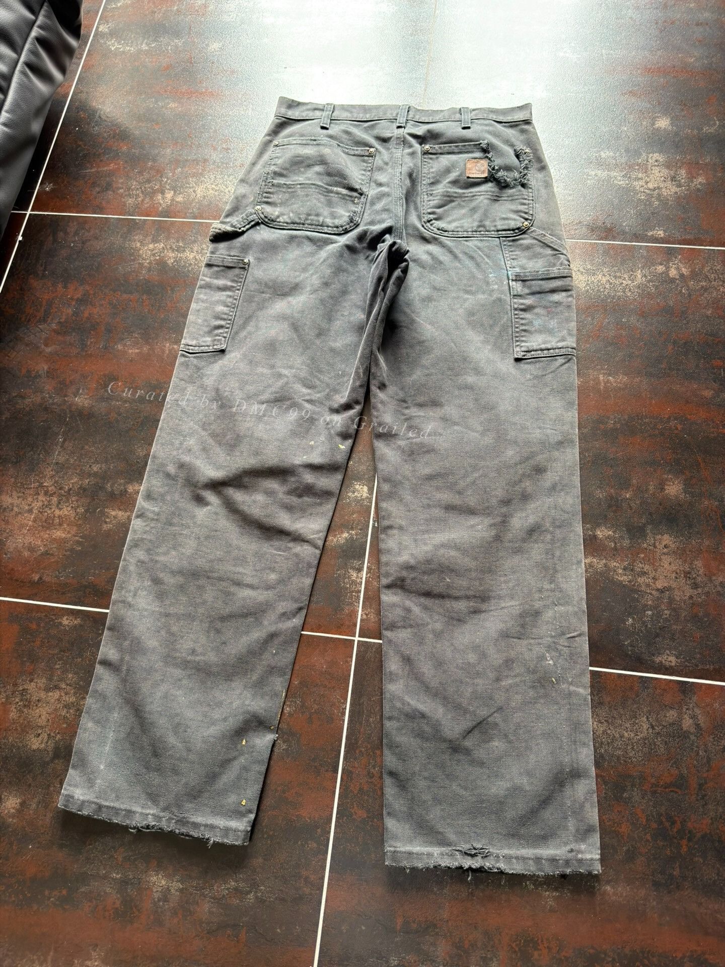 Vintage Vintage Carhartt B136 Black Cargo Pants Size US 30 / EU 46 - 5 Thumbnail