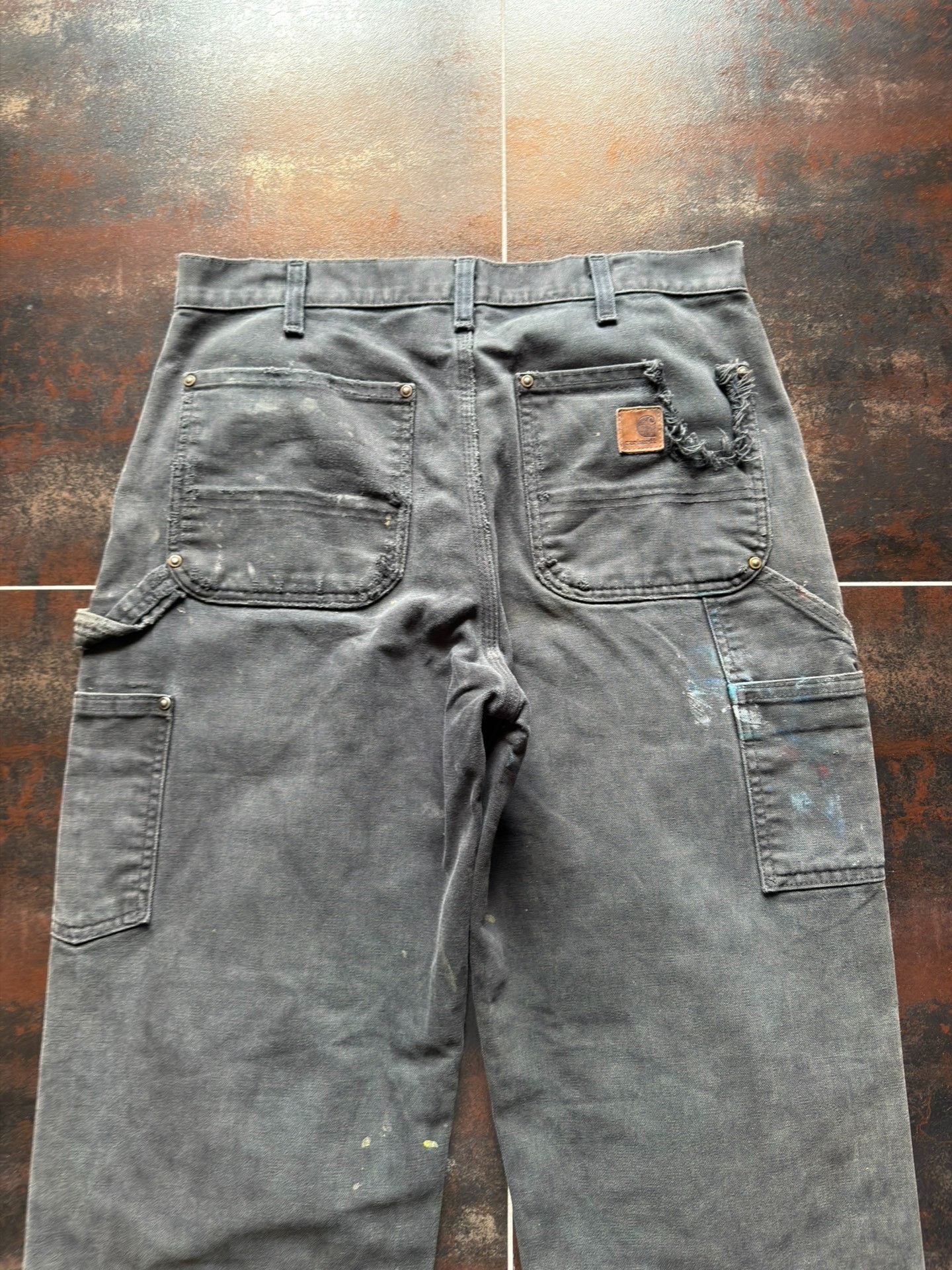 Vintage Vintage Carhartt B136 Black Cargo Pants Size US 30 / EU 46 - 6 Thumbnail