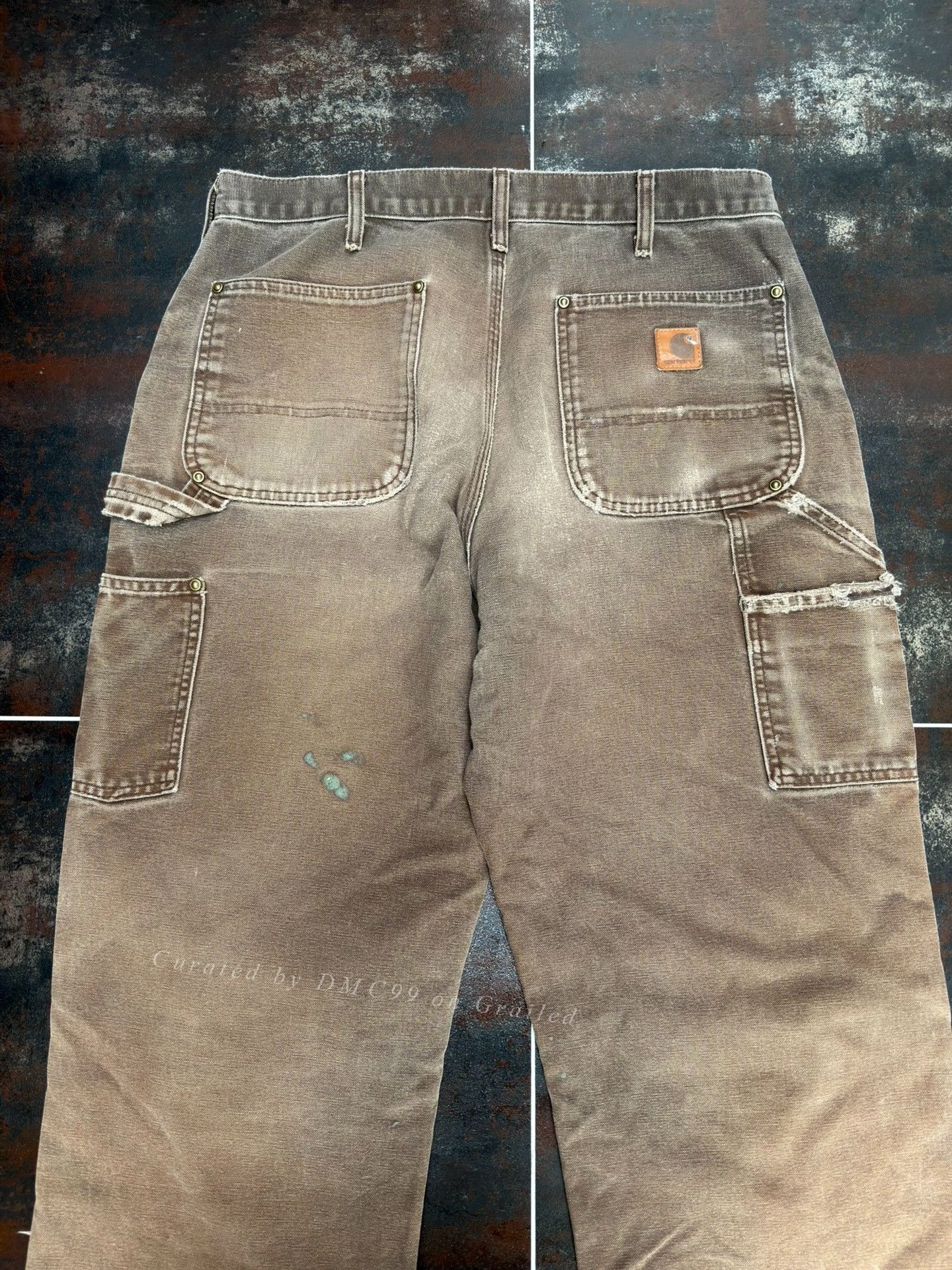 Vintage Vintage Carhartt B136 Brown Distressed Cargo Pants Size US 34 / EU 50 - 7 Thumbnail