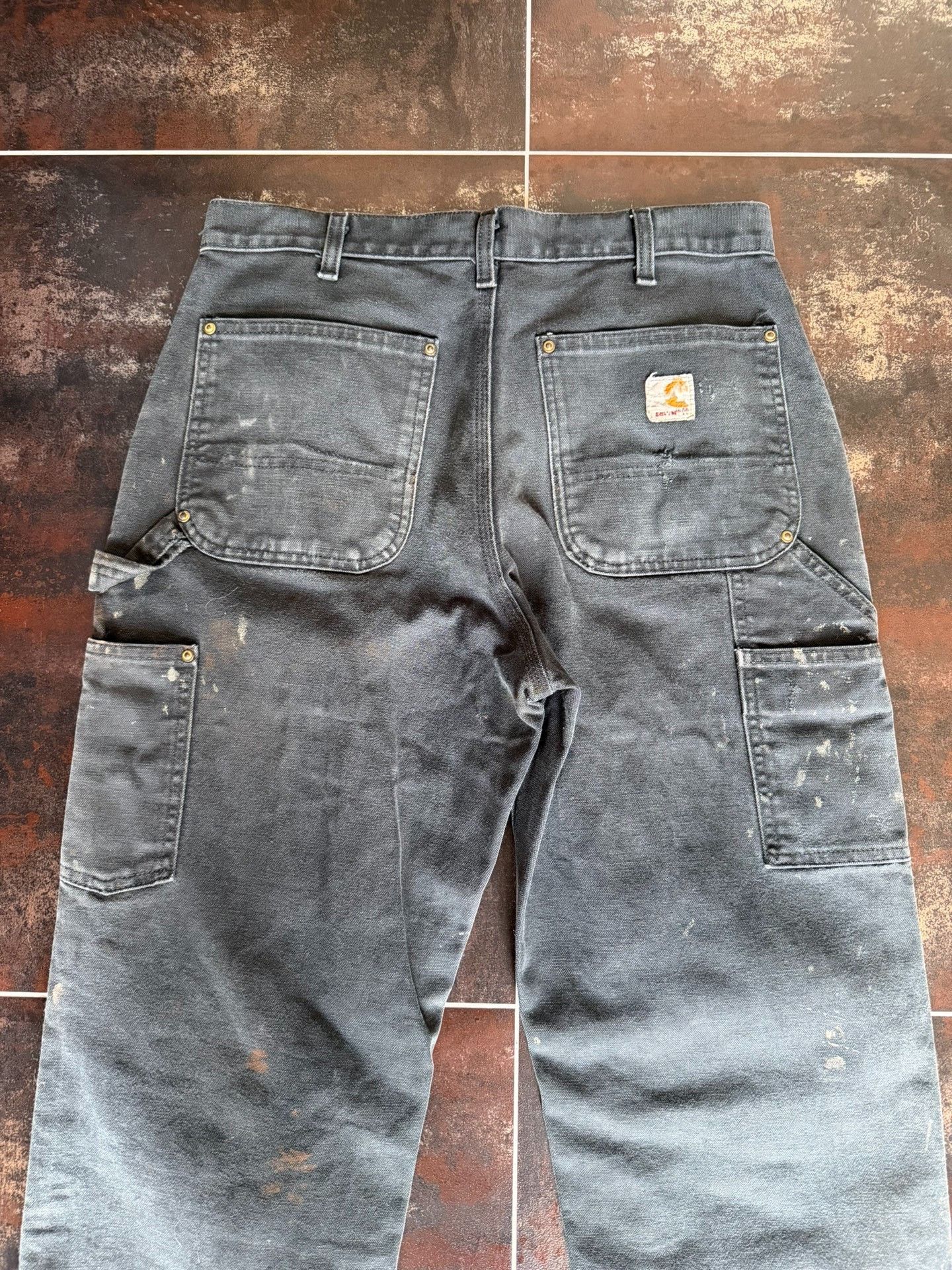 Vintage Vintage Carhartt B01 Black Cargo Pants Size US 30 / EU 46 - 6 Thumbnail