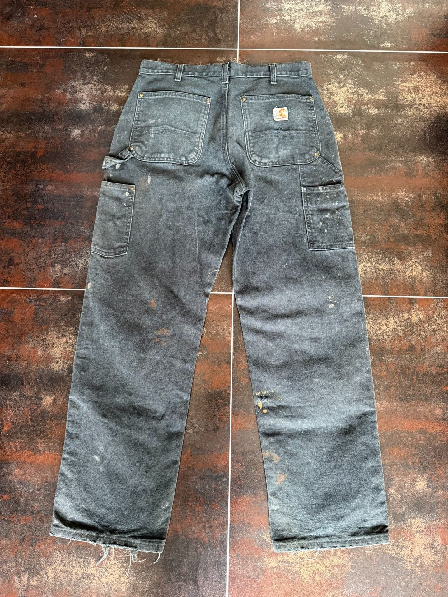 Vintage Vintage Carhartt B01 Black Cargo Pants Size US 30 / EU 46 - 4 Thumbnail