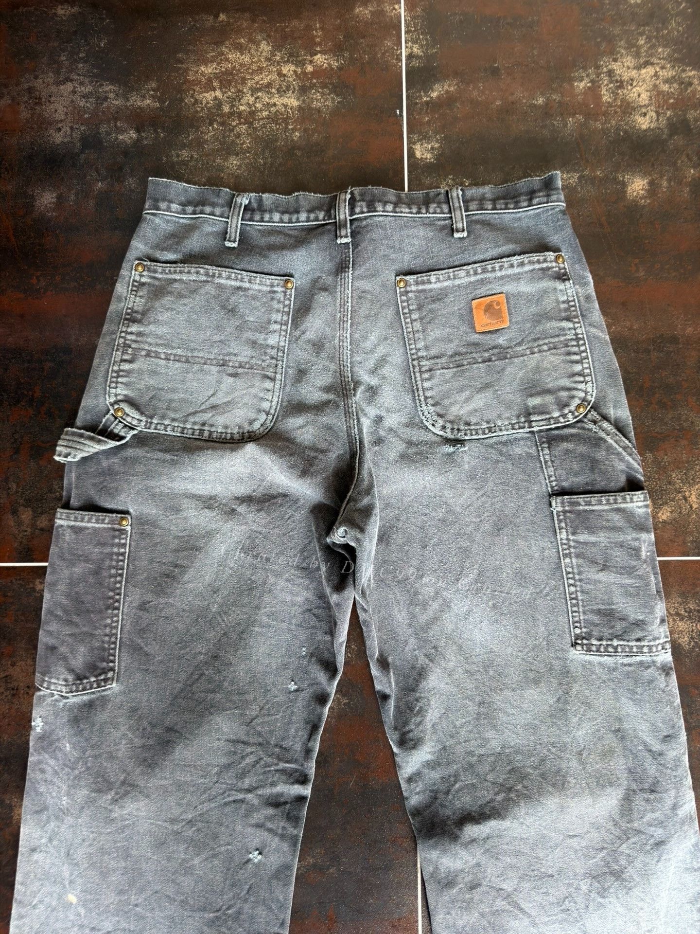 Vintage Vintage Carhartt Black Distressed Cargo Pants Size US 30 / EU 46 - 6 Thumbnail