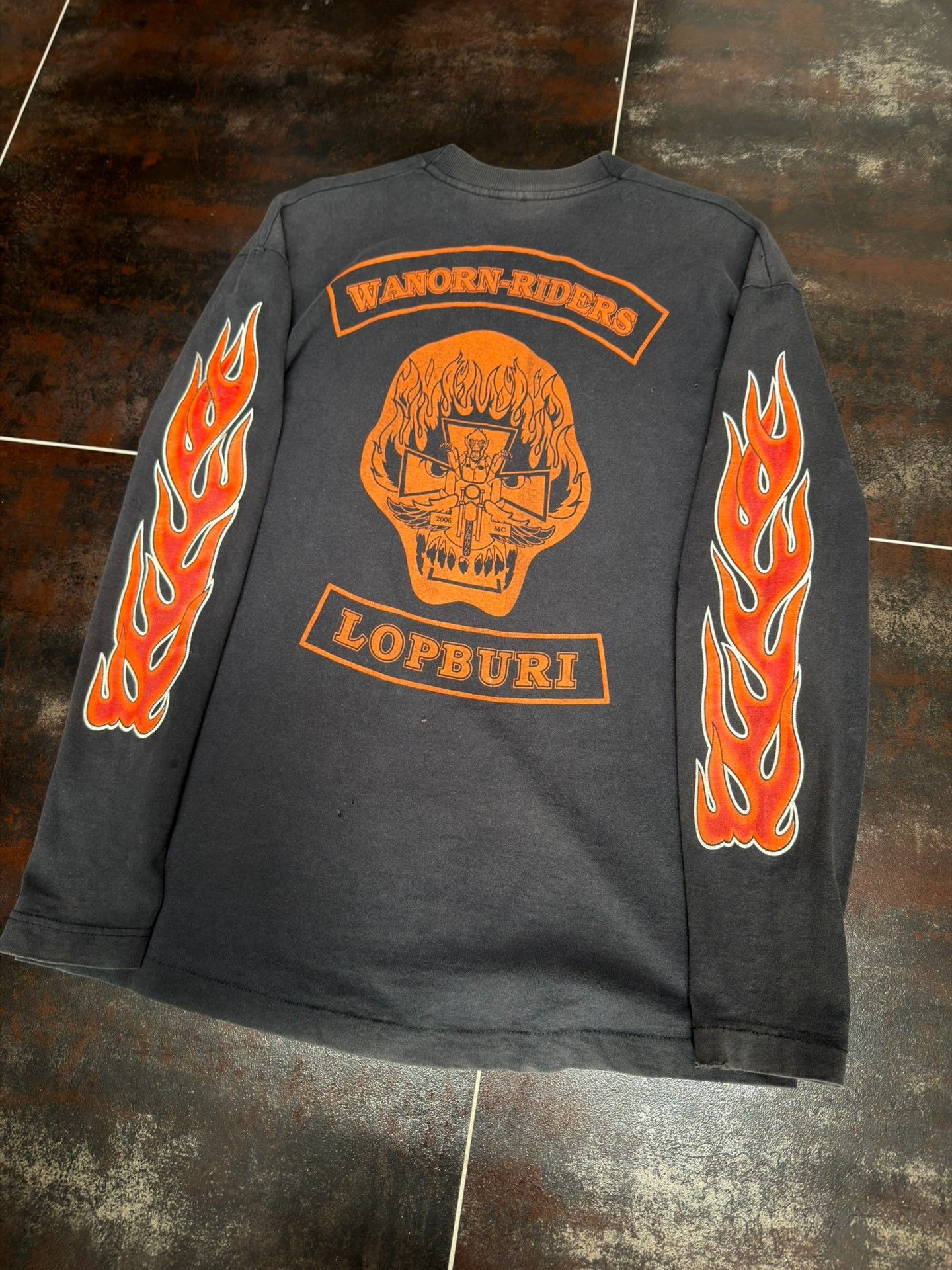 Vintage Vintage Harley Davidson Flame Long-Sleeve Size US M / EU 48-50 / 2 - 5 Thumbnail