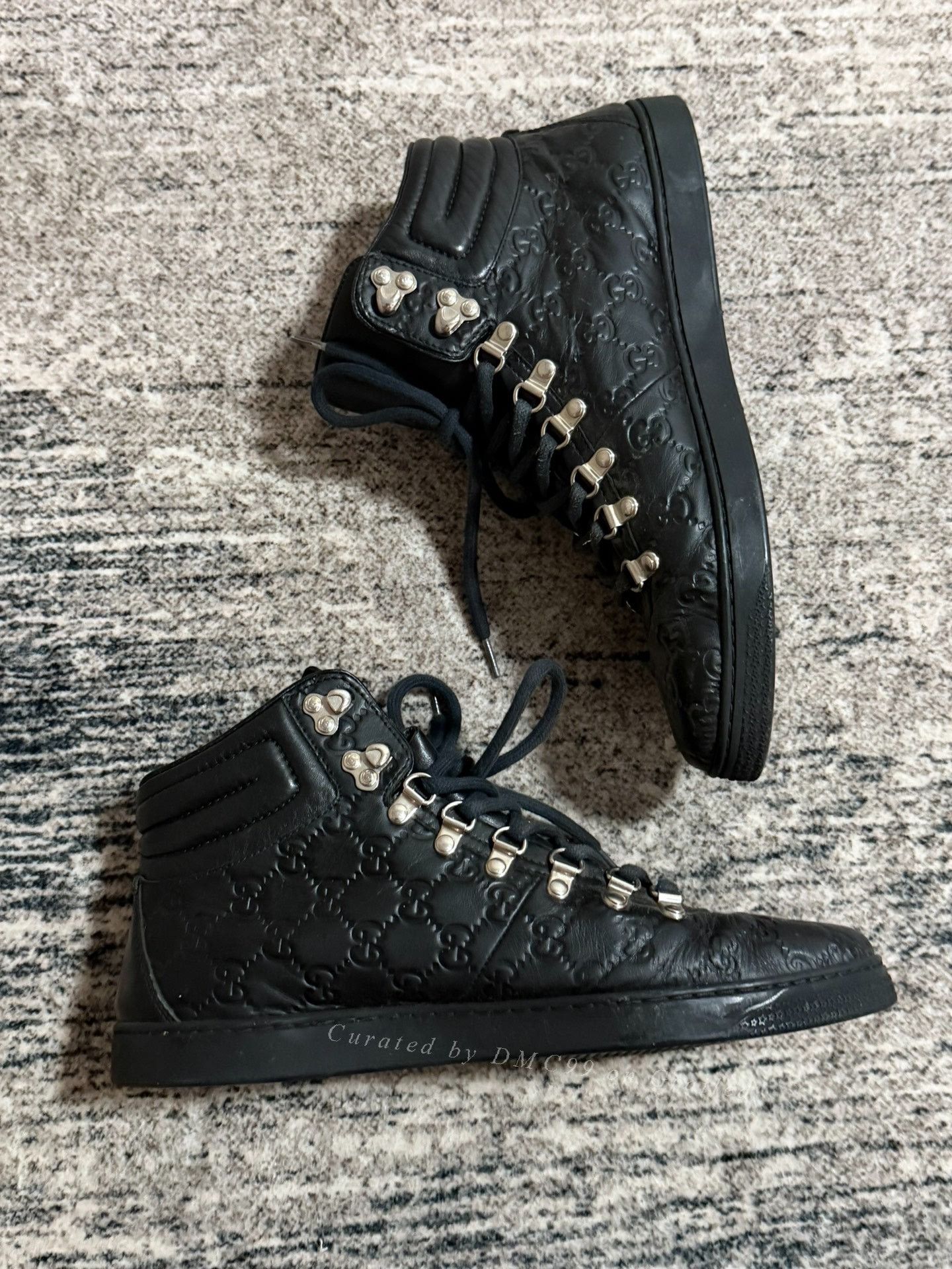 Gucci Gucci Embossed All-over Print Carabiner Boots Size US 9 / EU 42 - 2 Thumbnail