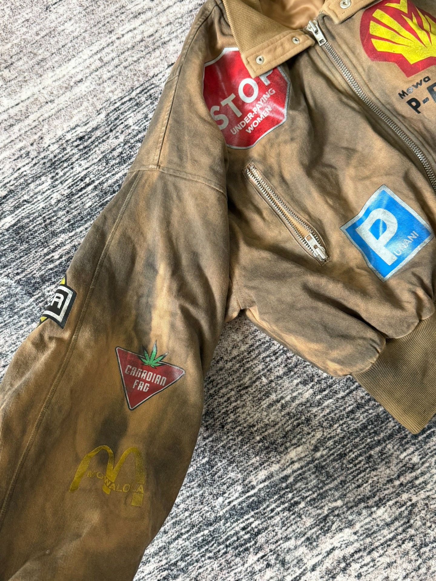 Mowalola Mowalola 24ss Gas Station Bomber Size US XL / EU 56 / 4 - 2 Thumbnail