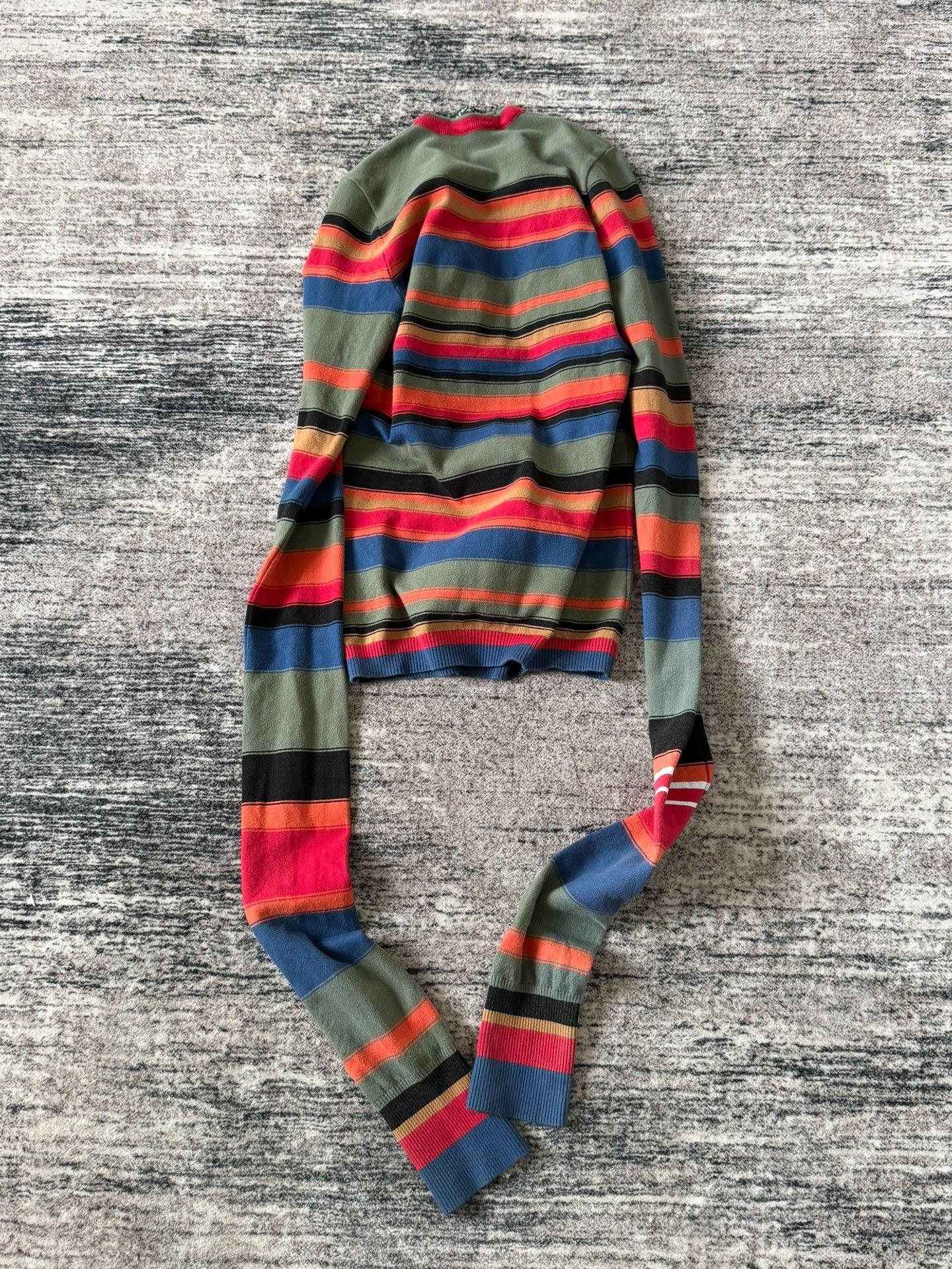 DEN IM by SIKI IM Y/project Striped Long Sleeve Knit Sweater Size US XS / EU 42 / 0 - 3 Thumbnail