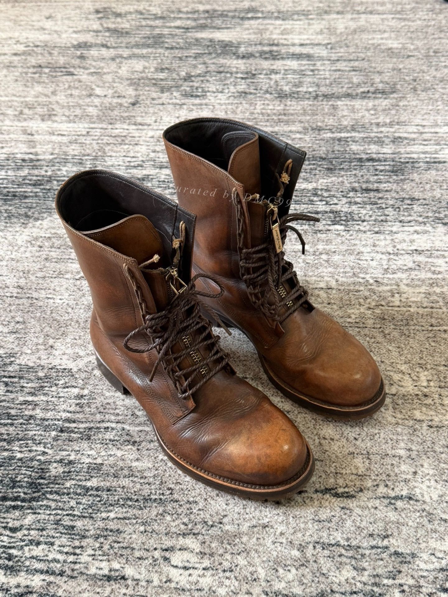 Balmain Balmain 00s Middle Zip Laced Boots Size US 9 / EU 42 - 2 Thumbnail