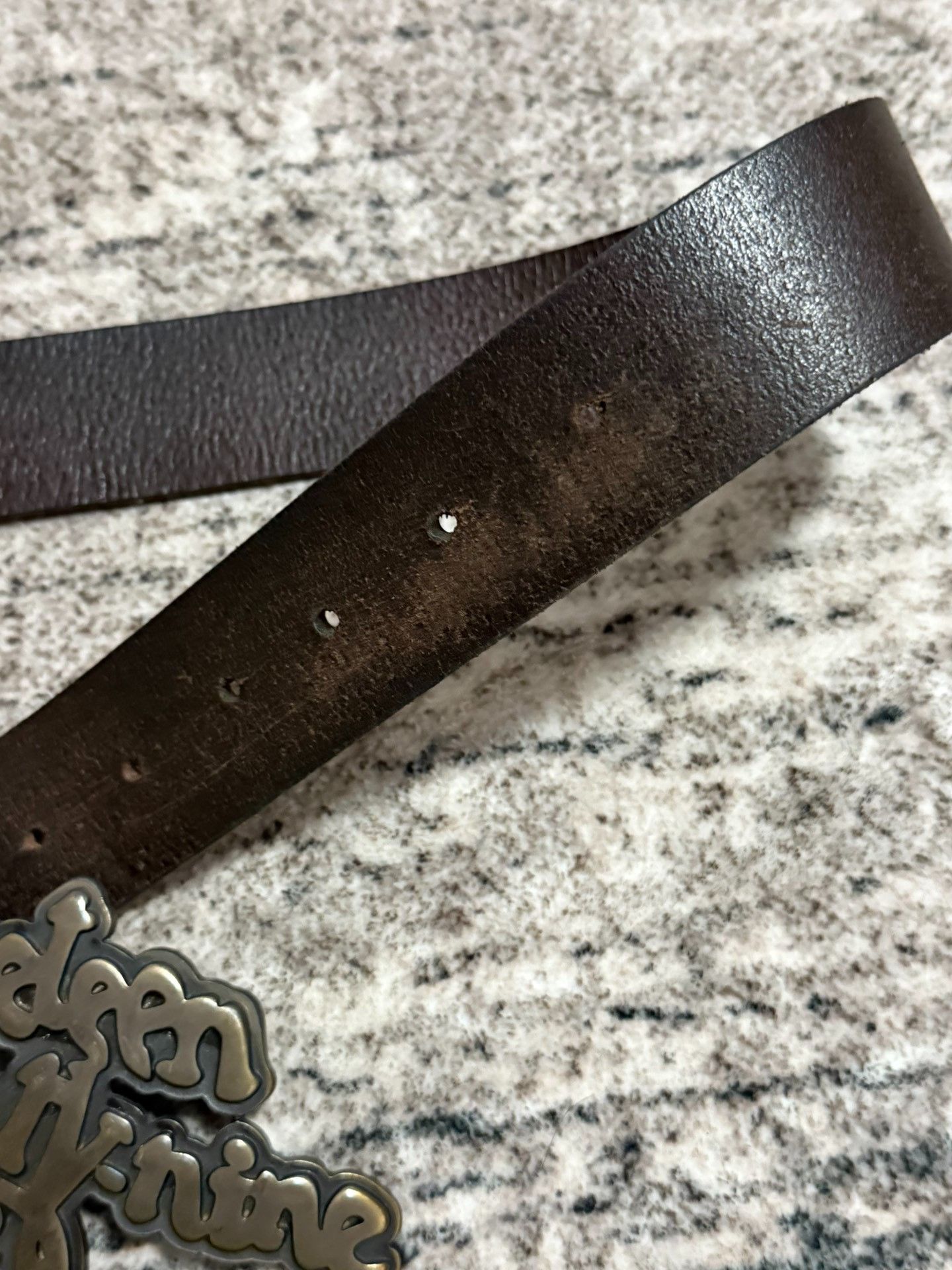 ERL ERL 22FW Nineteen Seventeen Nine Slogan Belt Size ONE SIZE - 3 Thumbnail