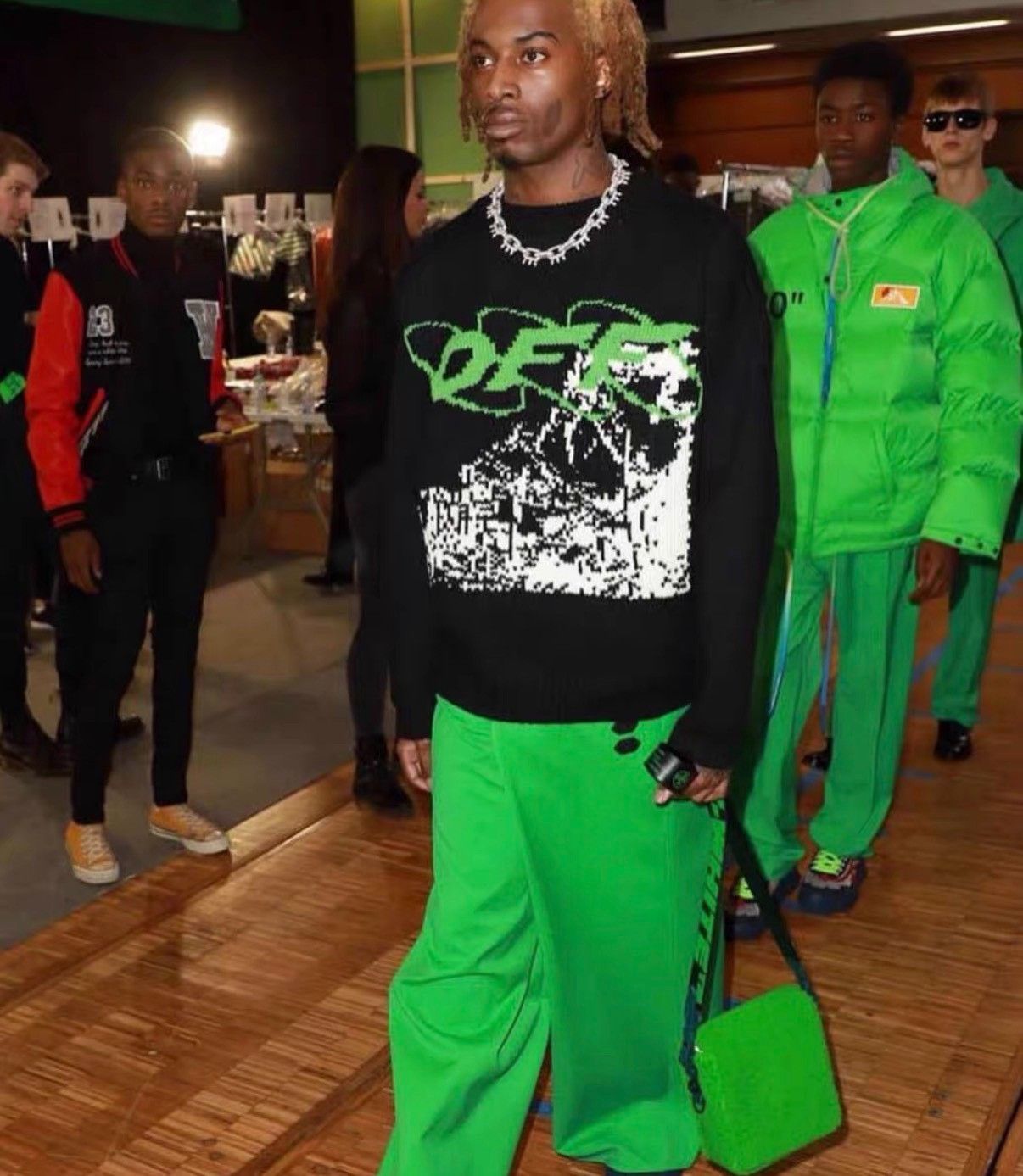 Off-White Off-White 17ss Printed Sweater Carti Size US M / EU 48-50 / 2 - 7 Thumbnail