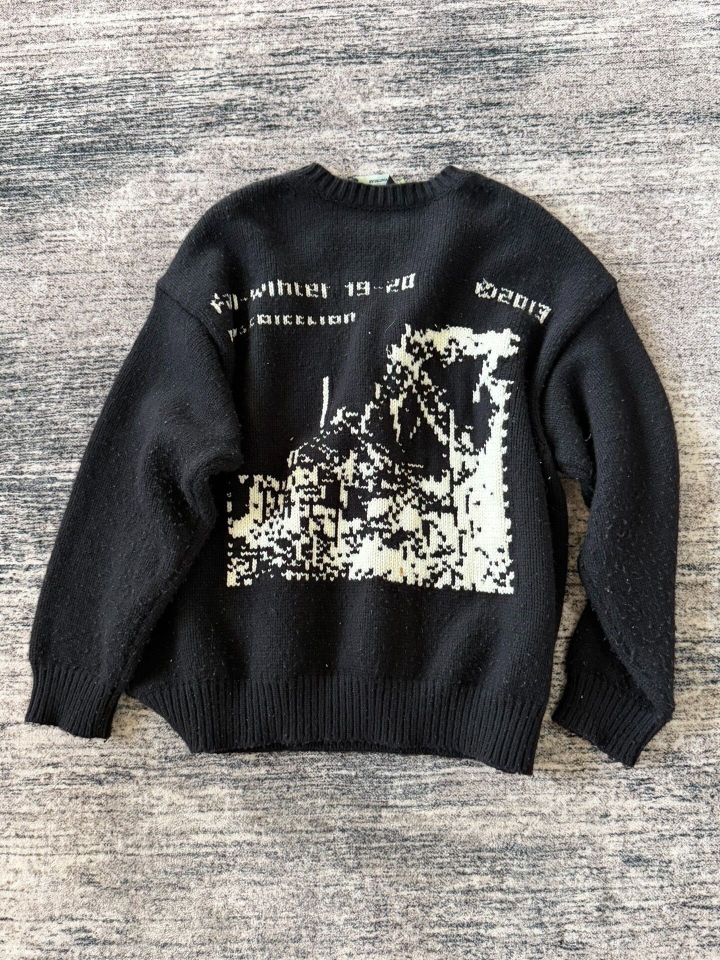 Off-White Off-White 17ss Printed Sweater Carti Size US M / EU 48-50 / 2 - 2 Thumbnail