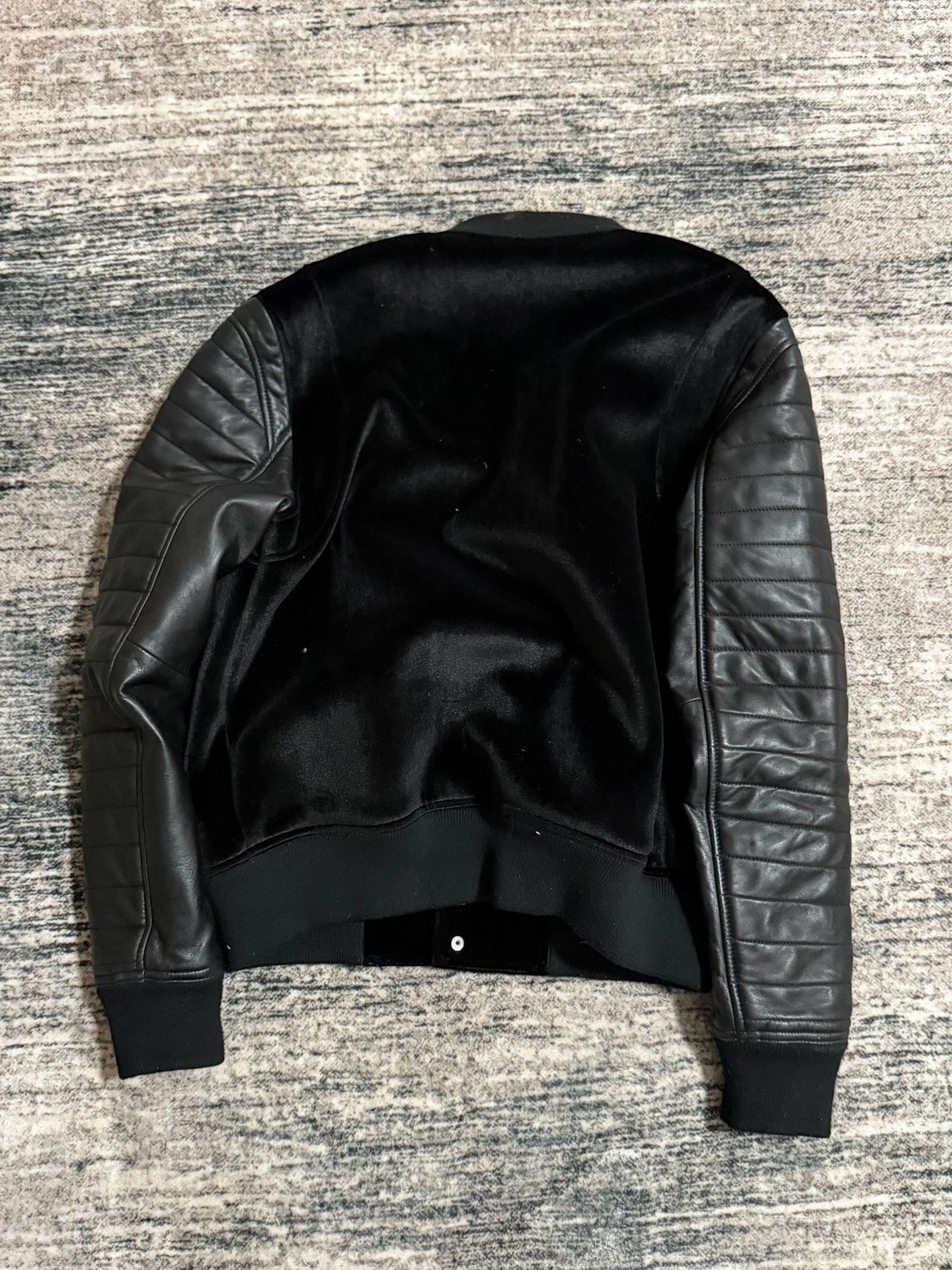 Balmain Balmain Homme 12AW Velvet Leather Jacket Size US M / EU 48-50 / 2 - 4 Thumbnail