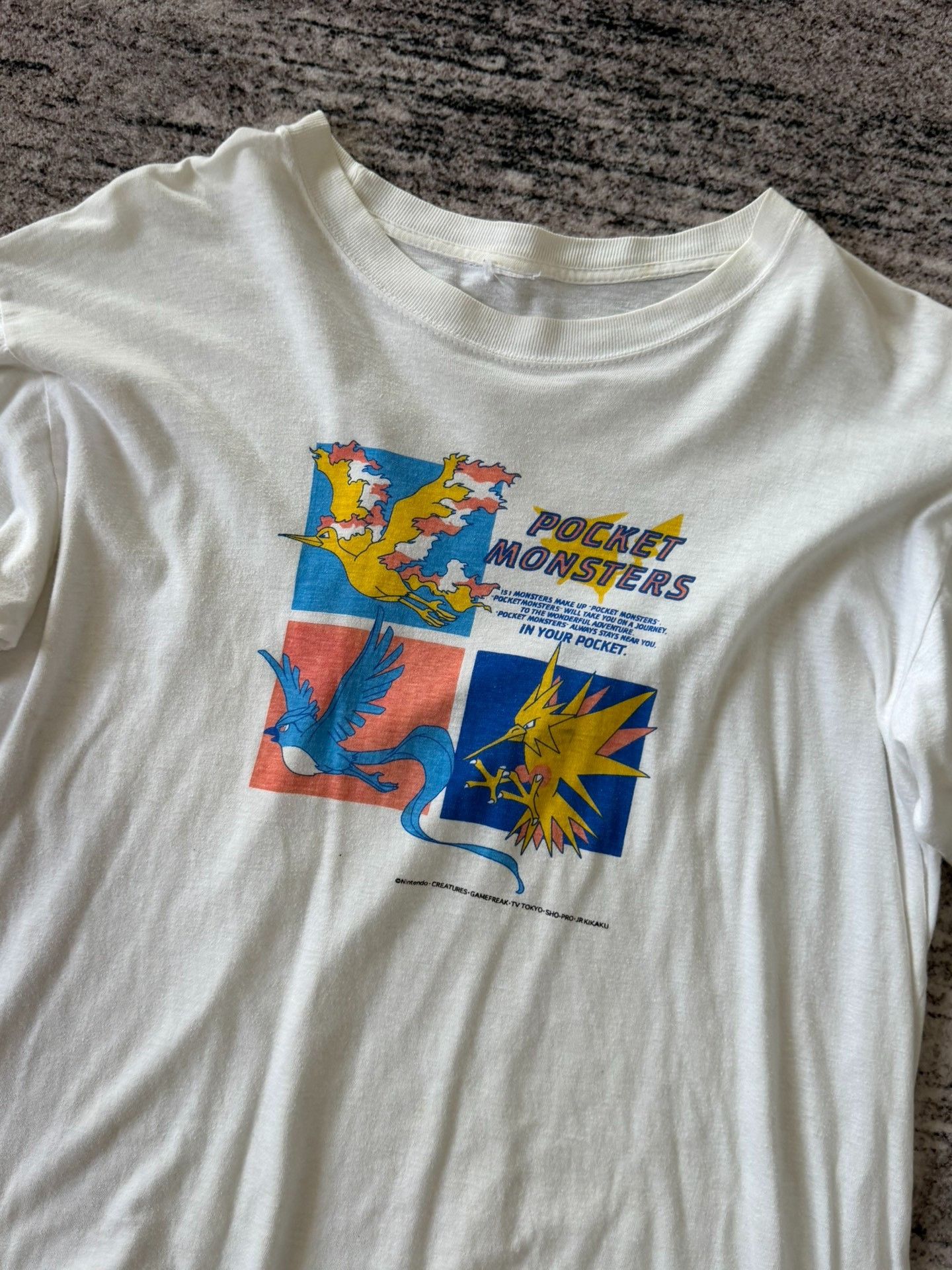 Vintage Vintage 90s Pokemon Three Birds Tee Size US M / EU 48-50 / 2 - 2 Thumbnail