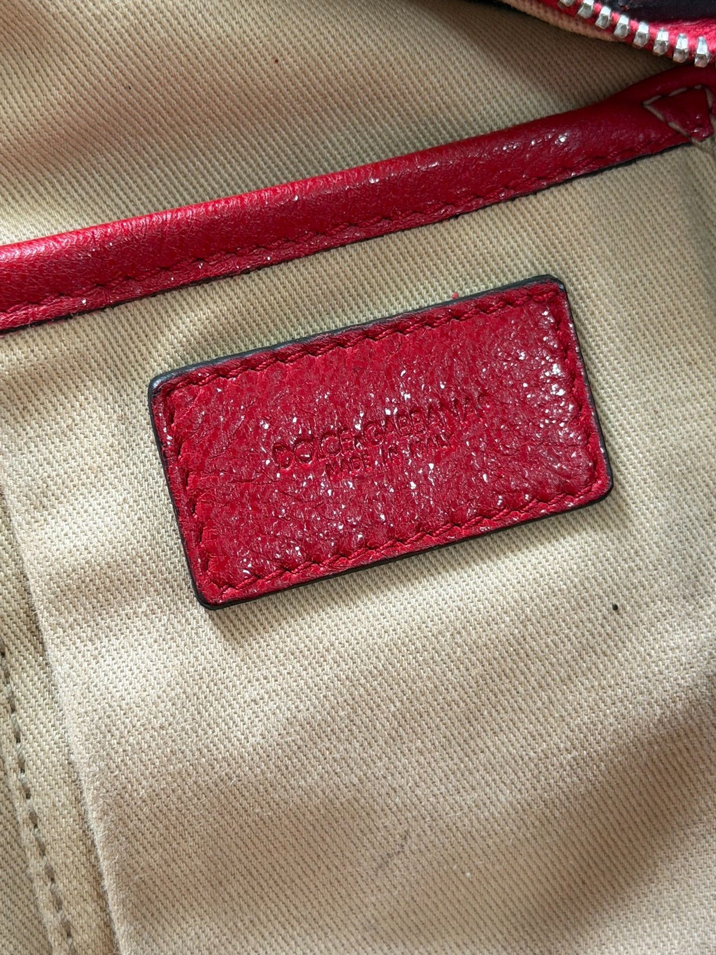 Dolce & Gabbana Dolce & Gabbana Vintage Lambskin Multi-Zipper Crossbody Handbag Size ONE SIZE - 2 Thumbnail