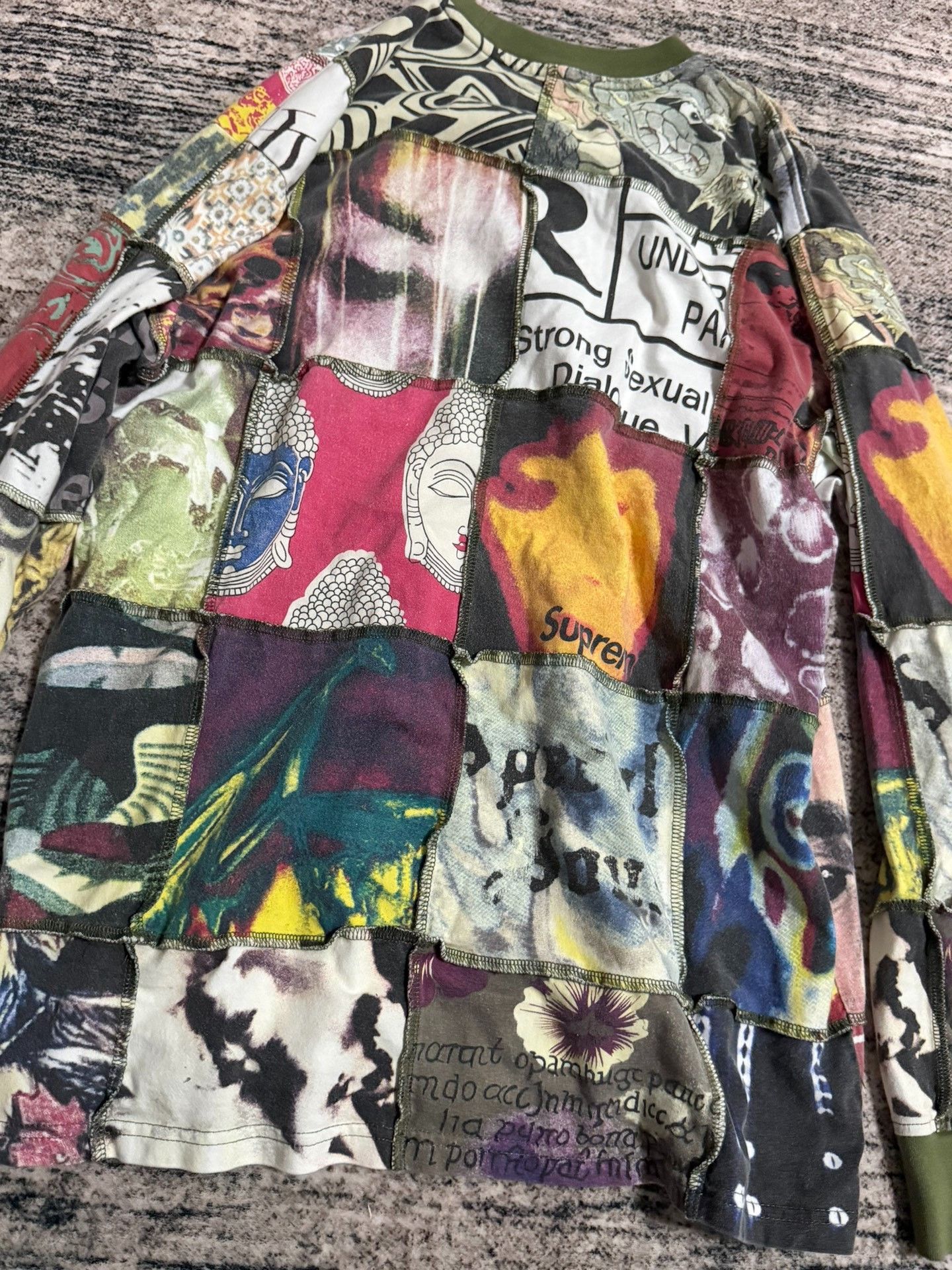 Supreme Supreme 21SS Mosaic Patchwork Long-Sleeve Size US M / EU 48-50 / 2 - 5 Thumbnail