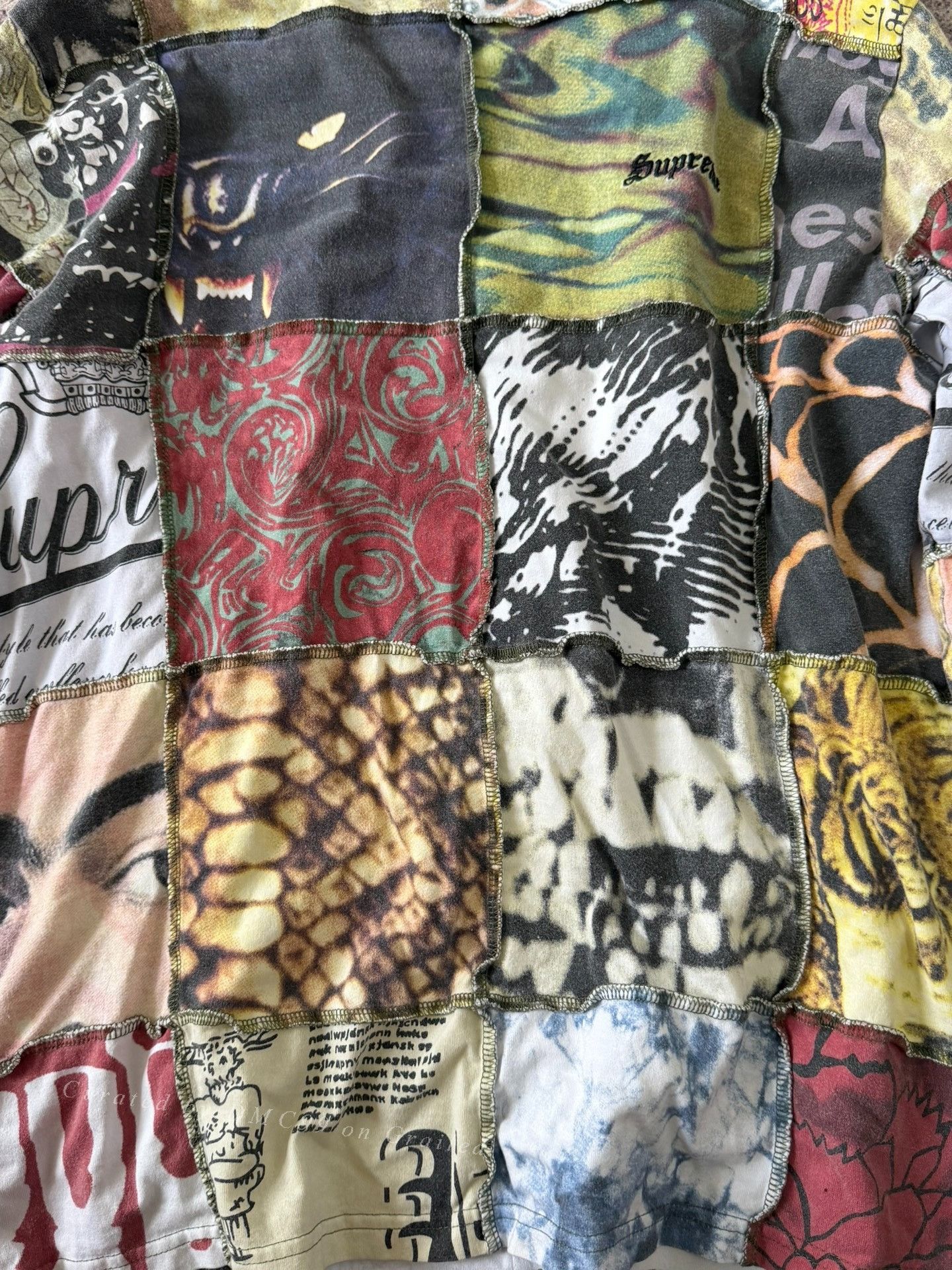 Supreme Supreme 21SS Mosaic Patchwork Long-Sleeve Size US M / EU 48-50 / 2 - 4 Thumbnail