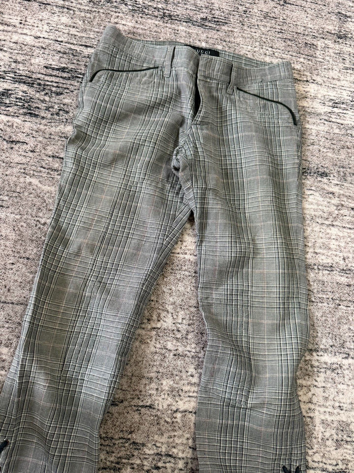 Tom Ford Gucci 00s Sample Laced Pants Size US 32 / EU 48 - 2 Thumbnail