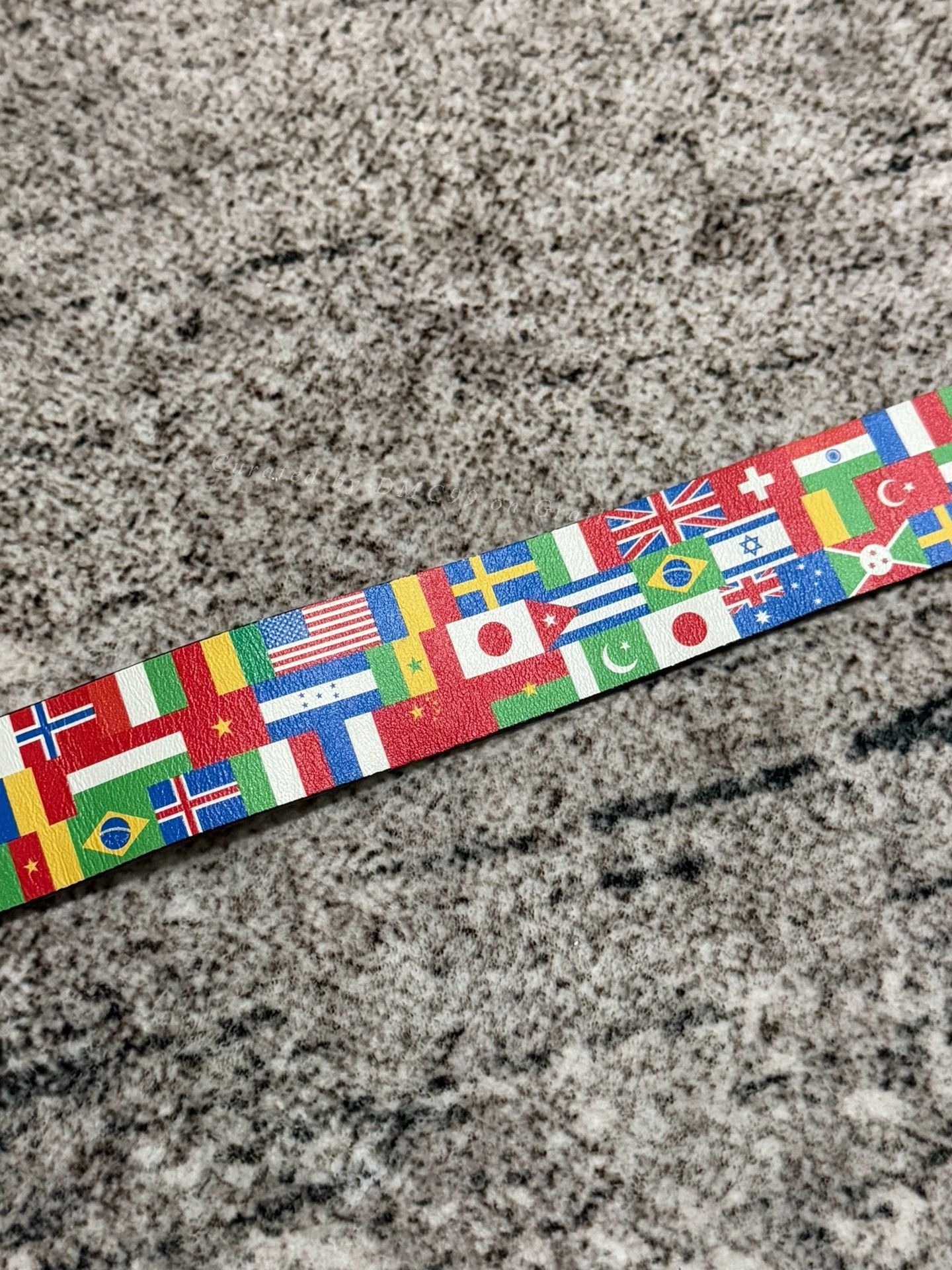 Moschino Moschino Flag Metal Letter Belt Size ONE SIZE - 2 Thumbnail