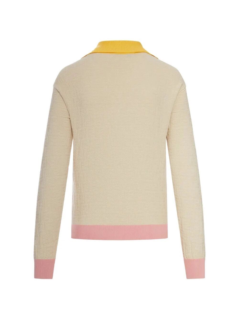 Fendi `Color Block FF` Sweater Size M / US 6-8 / IT 42-44 - 2 Thumbnail