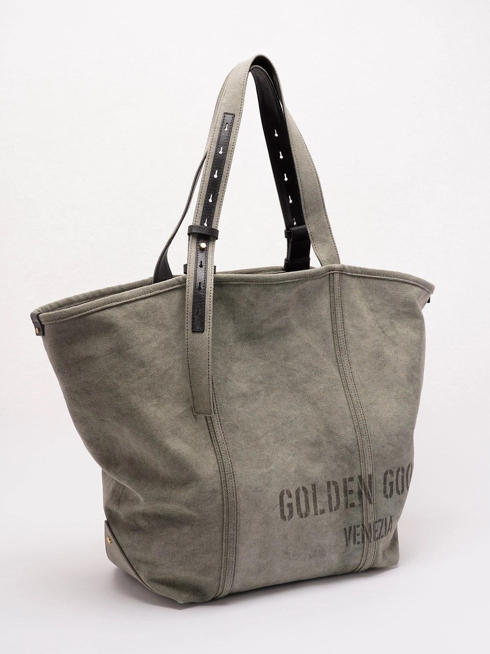 Golden Goose `24.7 EW` Canvas Shopping Bag With Print Size ONE SIZE - 3 Thumbnail
