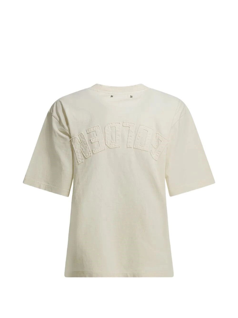 Golden Goose Boxy T-Shirt With Logo Patch Size S / US 4 / IT 40 - 2 Thumbnail