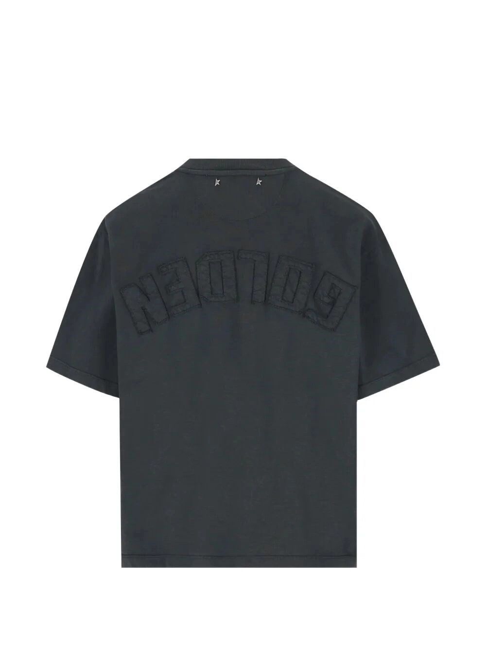 Golden Goose Boxy T-Shirt With Logo Patch Size XS / US 0-2 / IT 36-38 - 2 Thumbnail