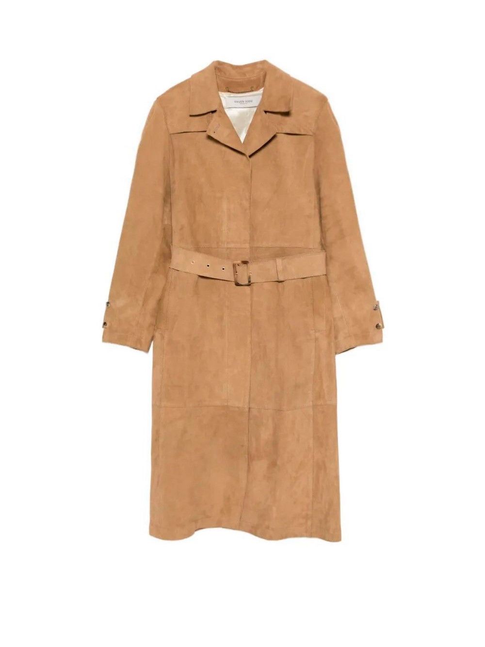 Golden Goose `Journey` Leather Trench Coat With Belt Size M / US 6-8 / IT 42-44 - 5 Thumbnail