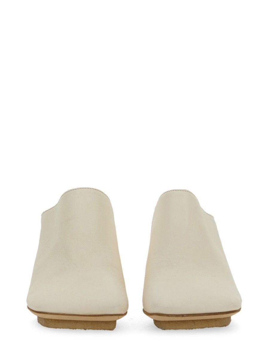 Uma Wang UMA WANG LEATHER MULE. - WHITE (IT 35) Size US 5 / IT 35 - 5 Thumbnail