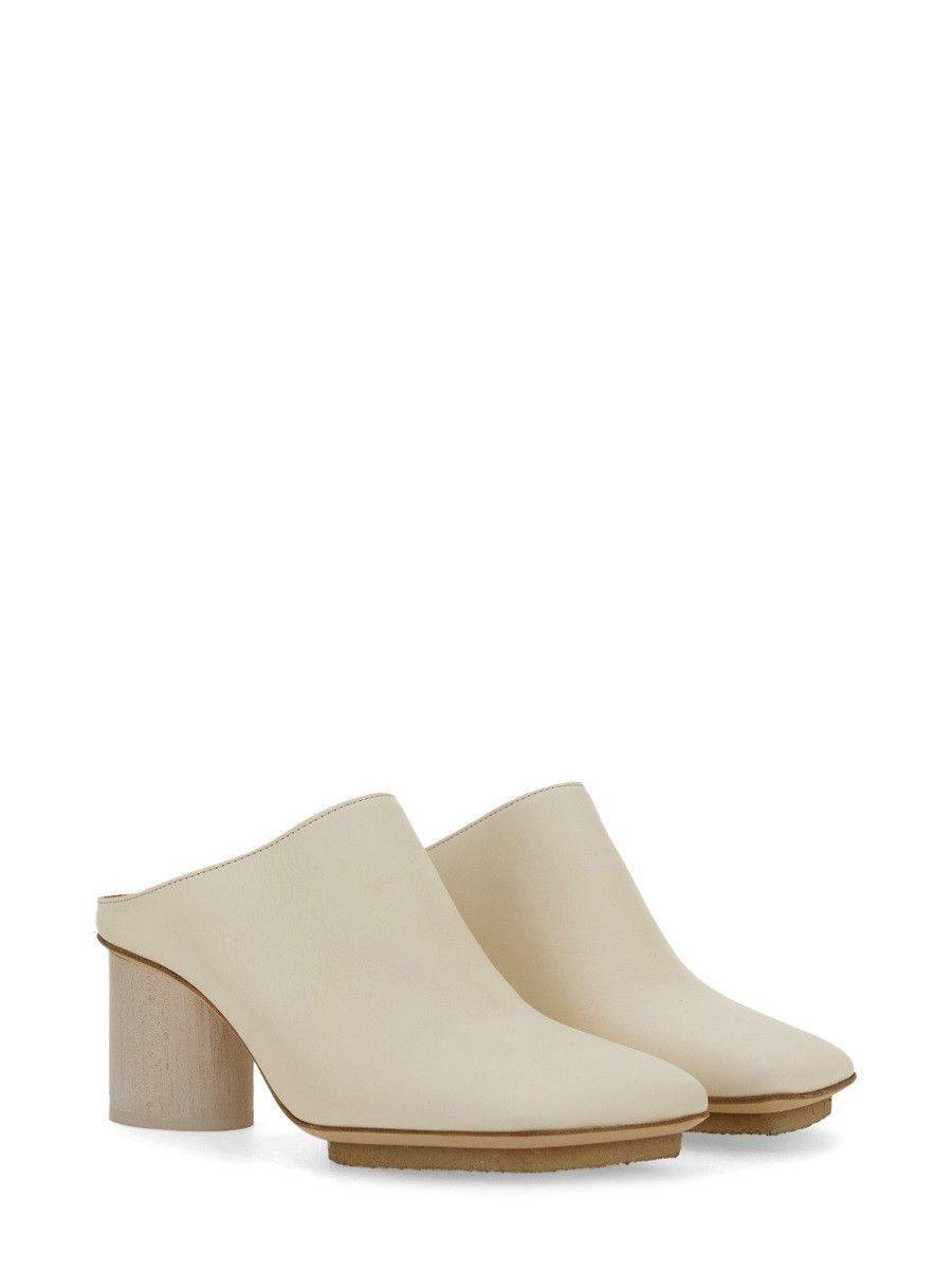 Uma Wang UMA WANG LEATHER MULE. - WHITE (IT 36) Size US 6 / IT 36 - 3 Thumbnail