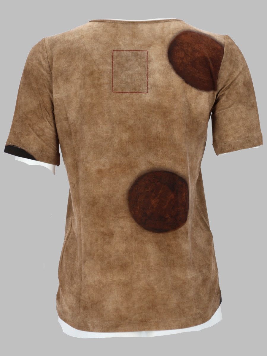 Uma Wang UMA WANG TOP CON MACRO POIS - BEIGE Size S / US 4 / IT 40 - 2 Thumbnail