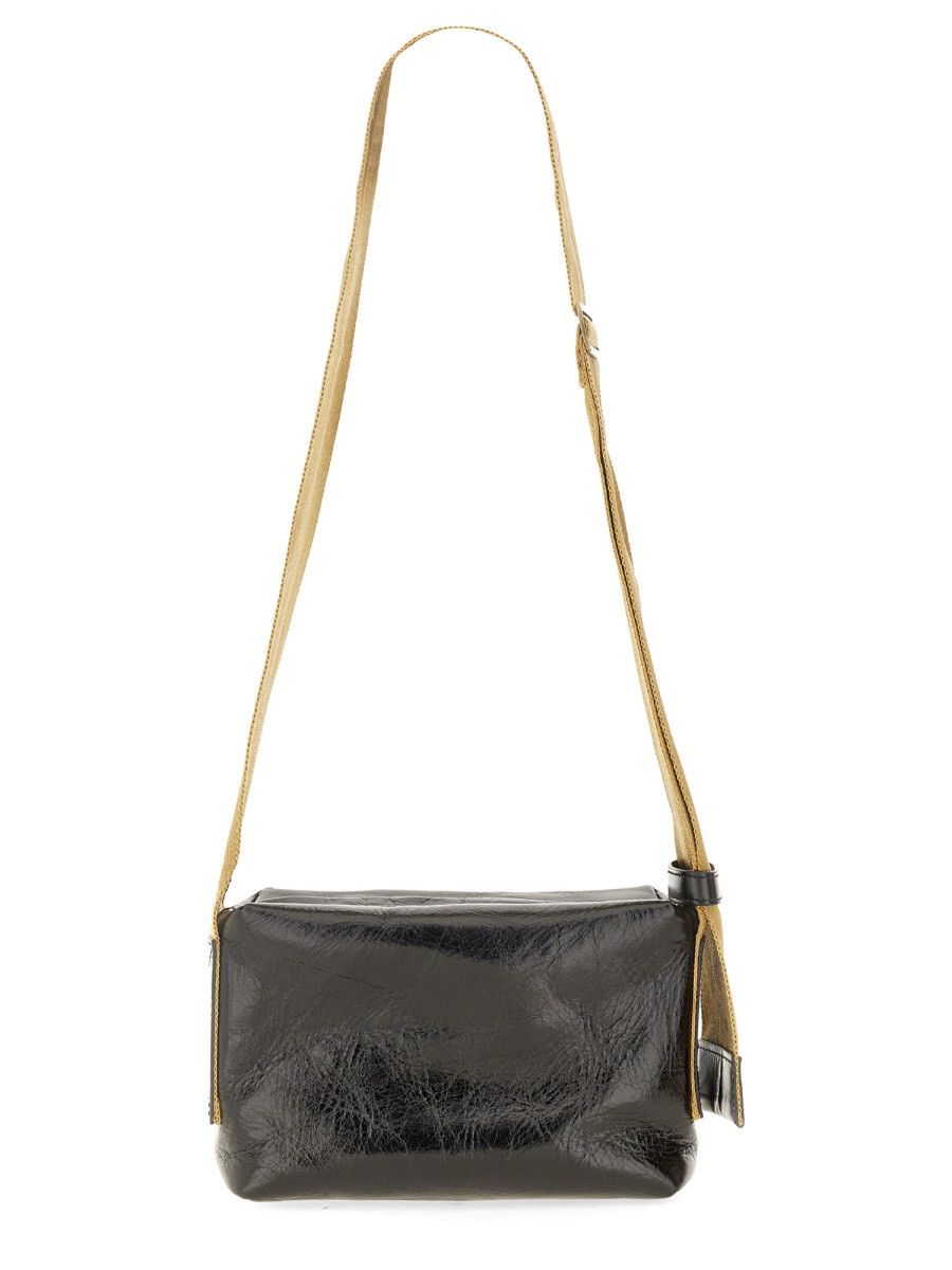 Uma Wang UMA WANG LEATHER SHOULDER BAG - BLACK Size ONE SIZE - 3 Thumbnail