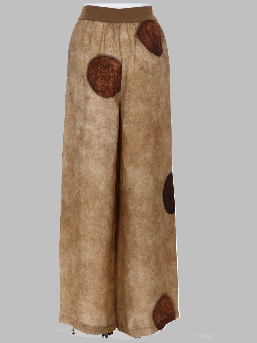 Uma Wang UMA WANG PANTALONE CON MACRO POIS - BEIGE Size 32" / US 10 / IT 46 - 2 Thumbnail