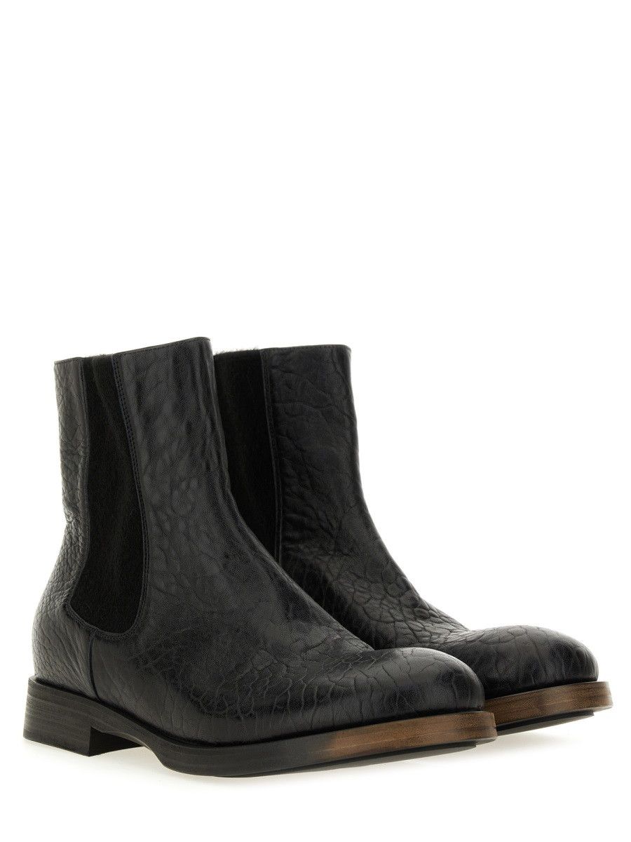 Uma Wang UMA WANG LEATHER BOOT - BLACK (IT 44) Size US 11 / EU 44 - 2 Thumbnail