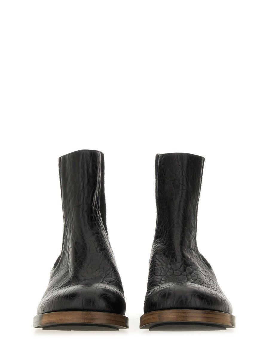 Uma Wang UMA WANG LEATHER BOOT - BLACK (IT 44) Size US 11 / EU 44 - 4 Thumbnail
