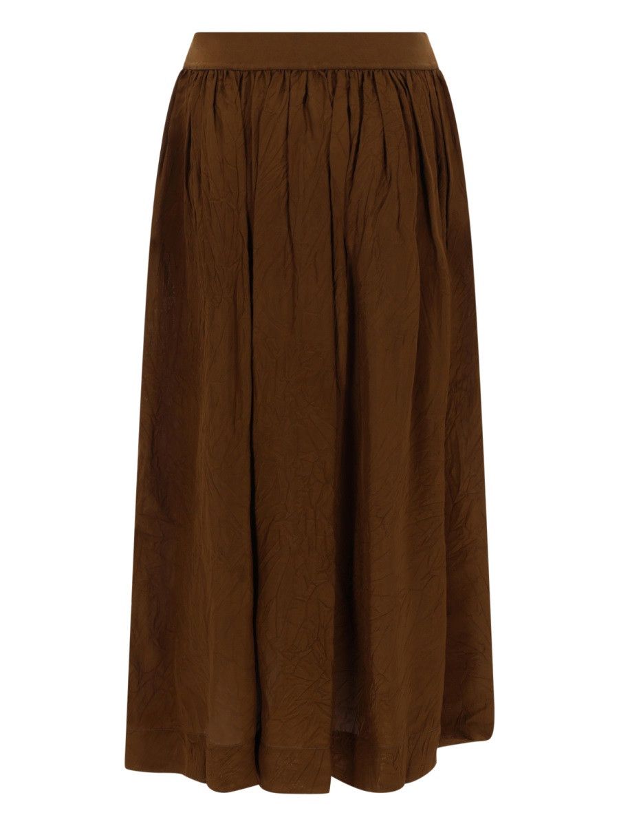 Uma Wang UMA WANG MIDI SKIRT "GILLIAN" - BROWN Size 30" / US 8 / IT 44 - 2 Thumbnail