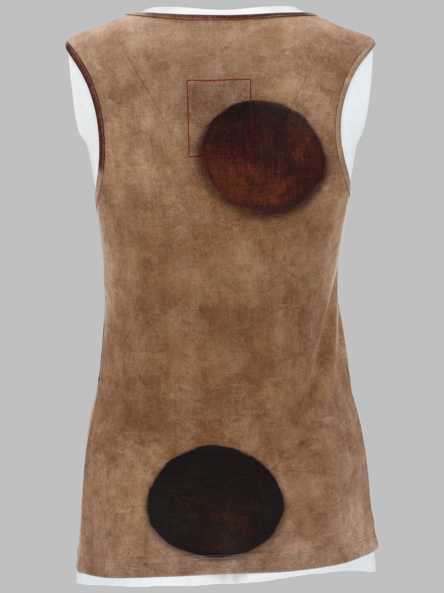 Uma Wang UMA WANG TOP CON MACRO POIS - BEIGE Size S / US 4 / IT 40 - 2 Thumbnail